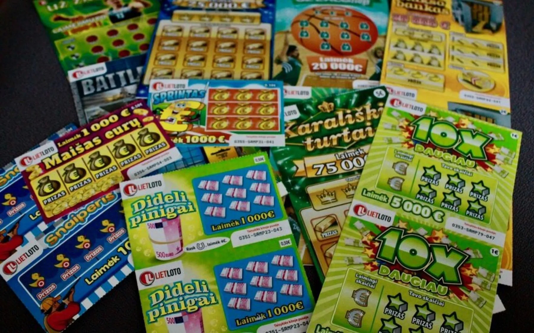Loterijos bilietas, lošimas