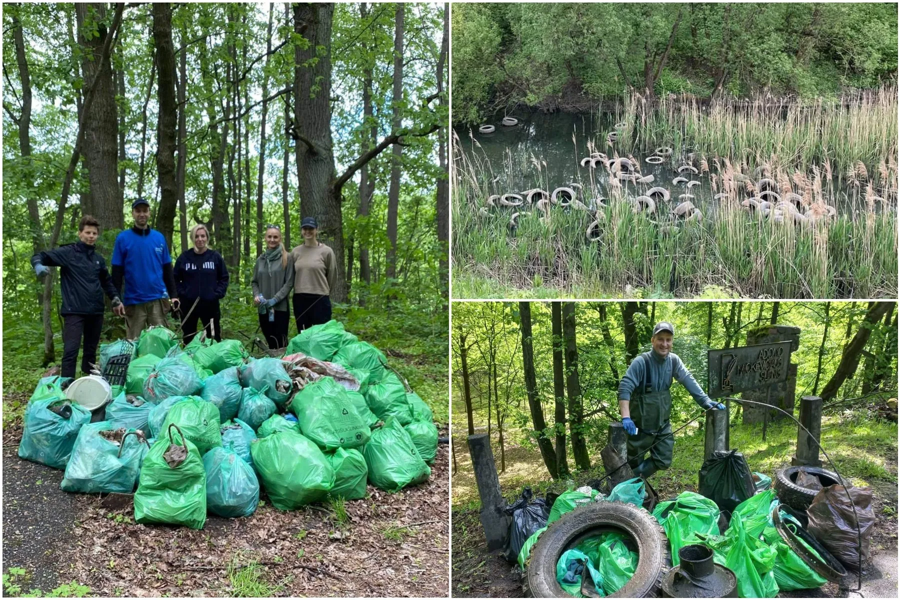 „River Cleanup“ upių valymo akcija Kaune