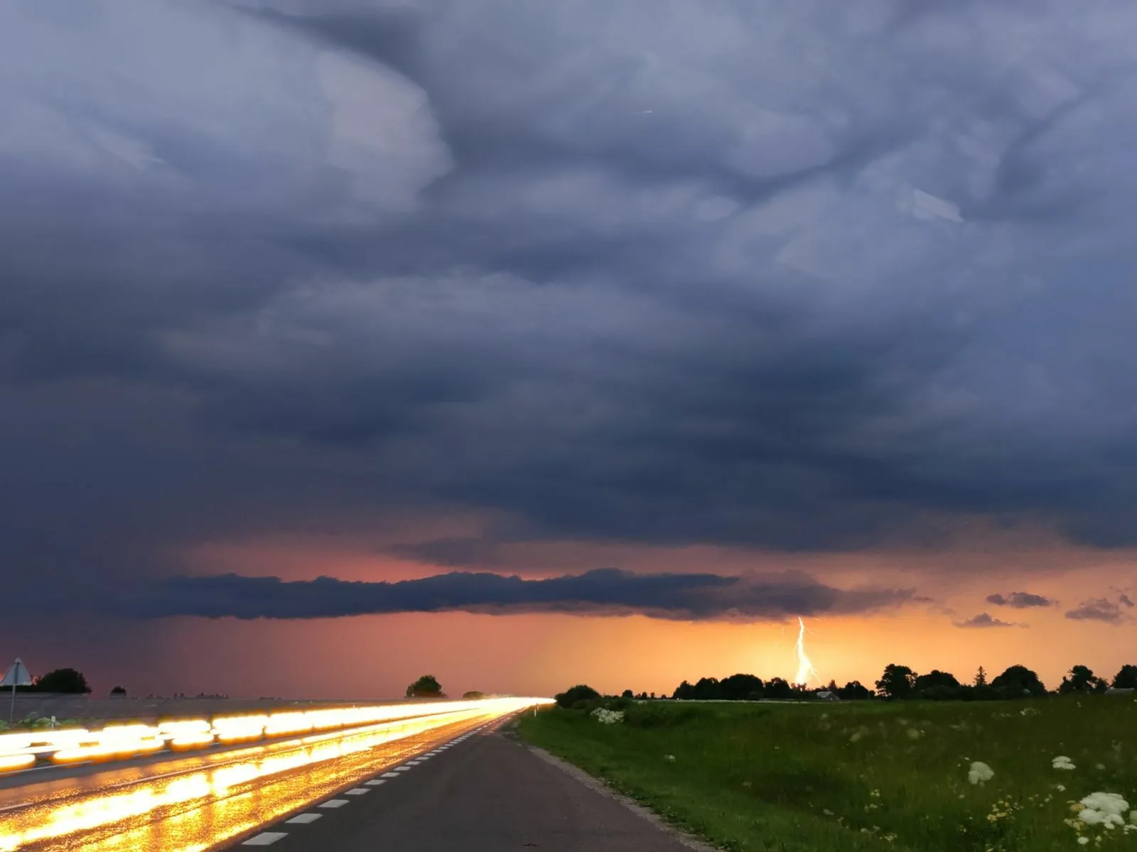 Ketvirtadienį prasiautusi audra / Skaitytojų nuotr.