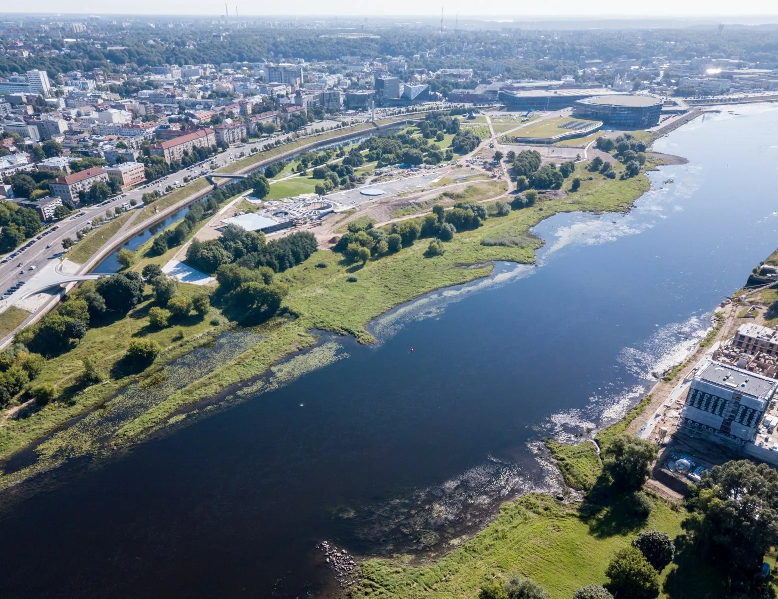 Nemuno salą ir Aleksotą sujungsiantis tiltas / Kaunas.lt nuotr.