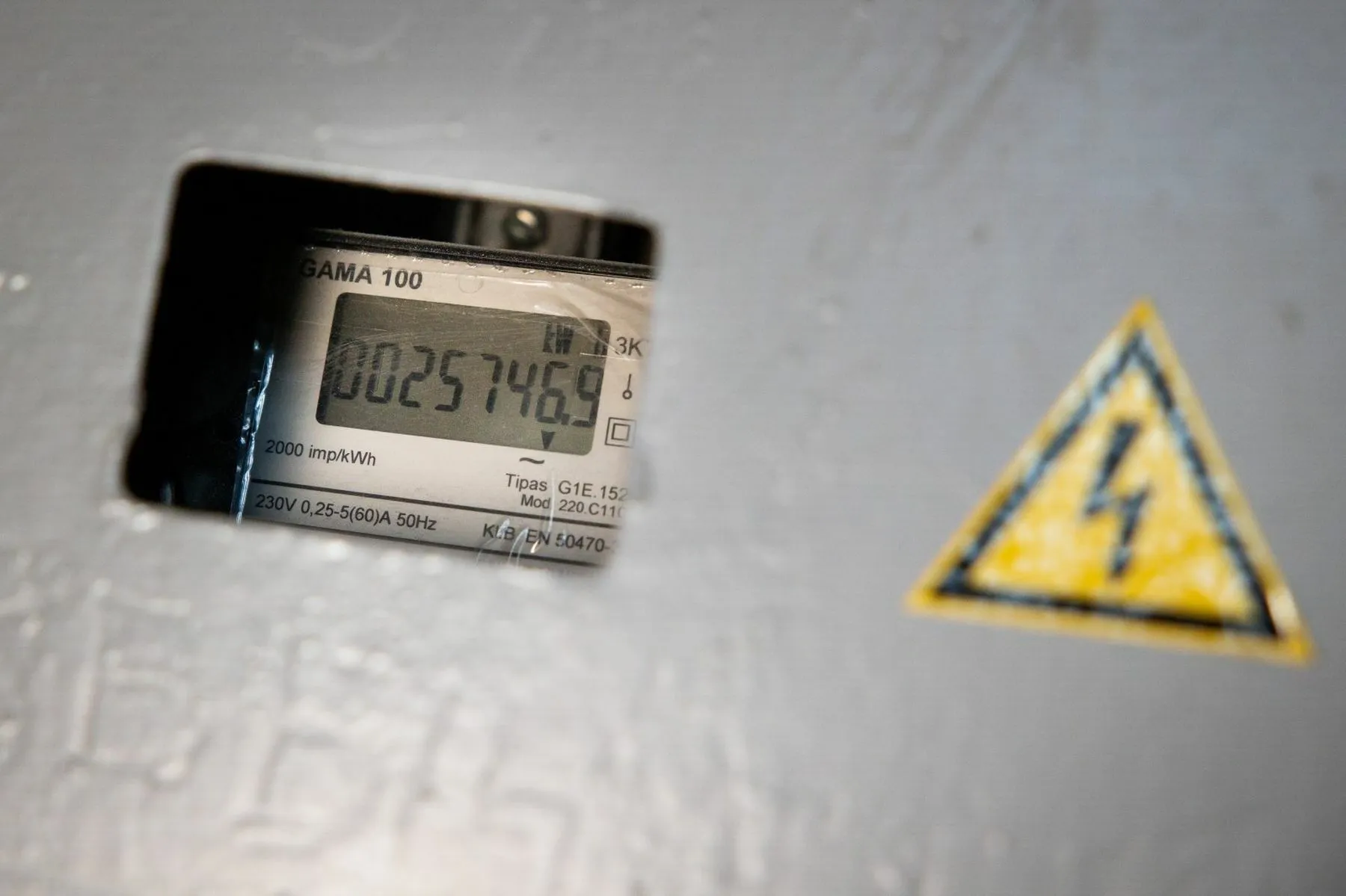 Elektros skaitiklis, skydinė, elektra