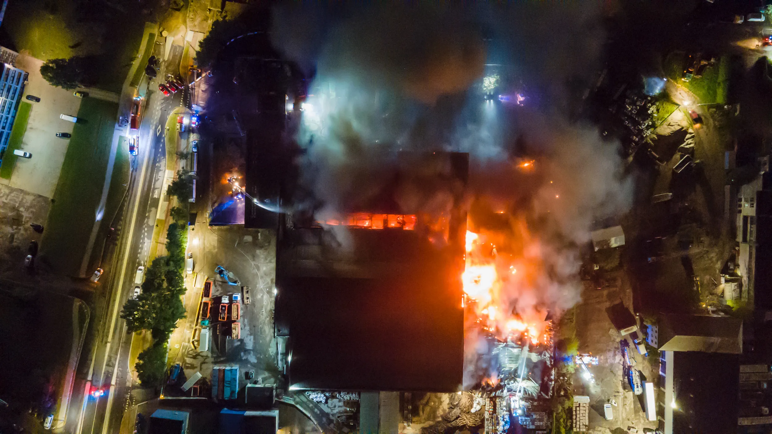 Gaisras „Žalvaryje“, Palemono gatvėje