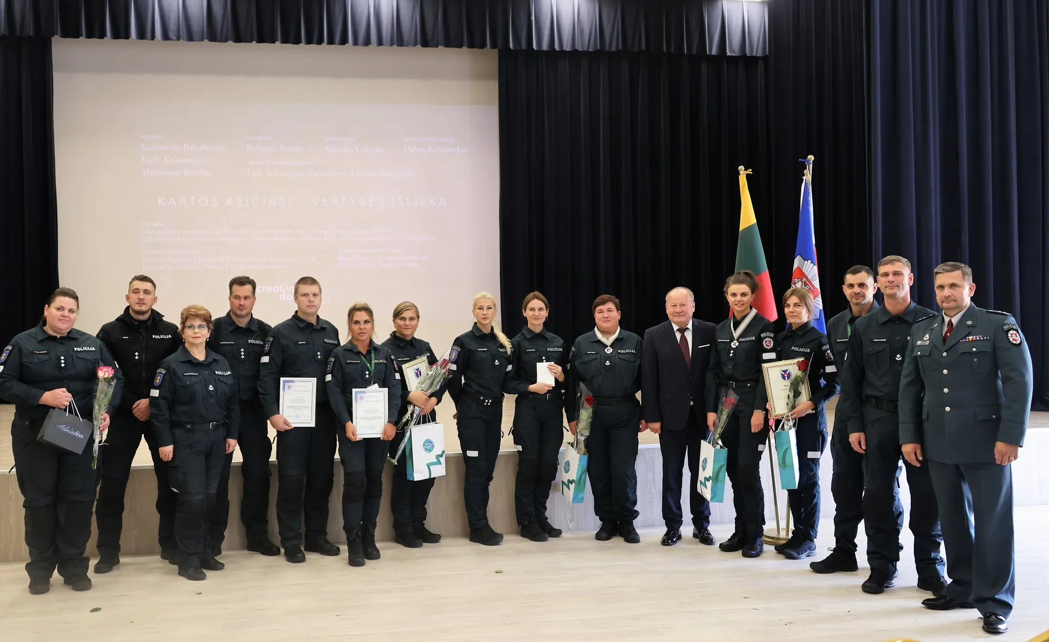 Kauno rajone apdovanoti policininkai