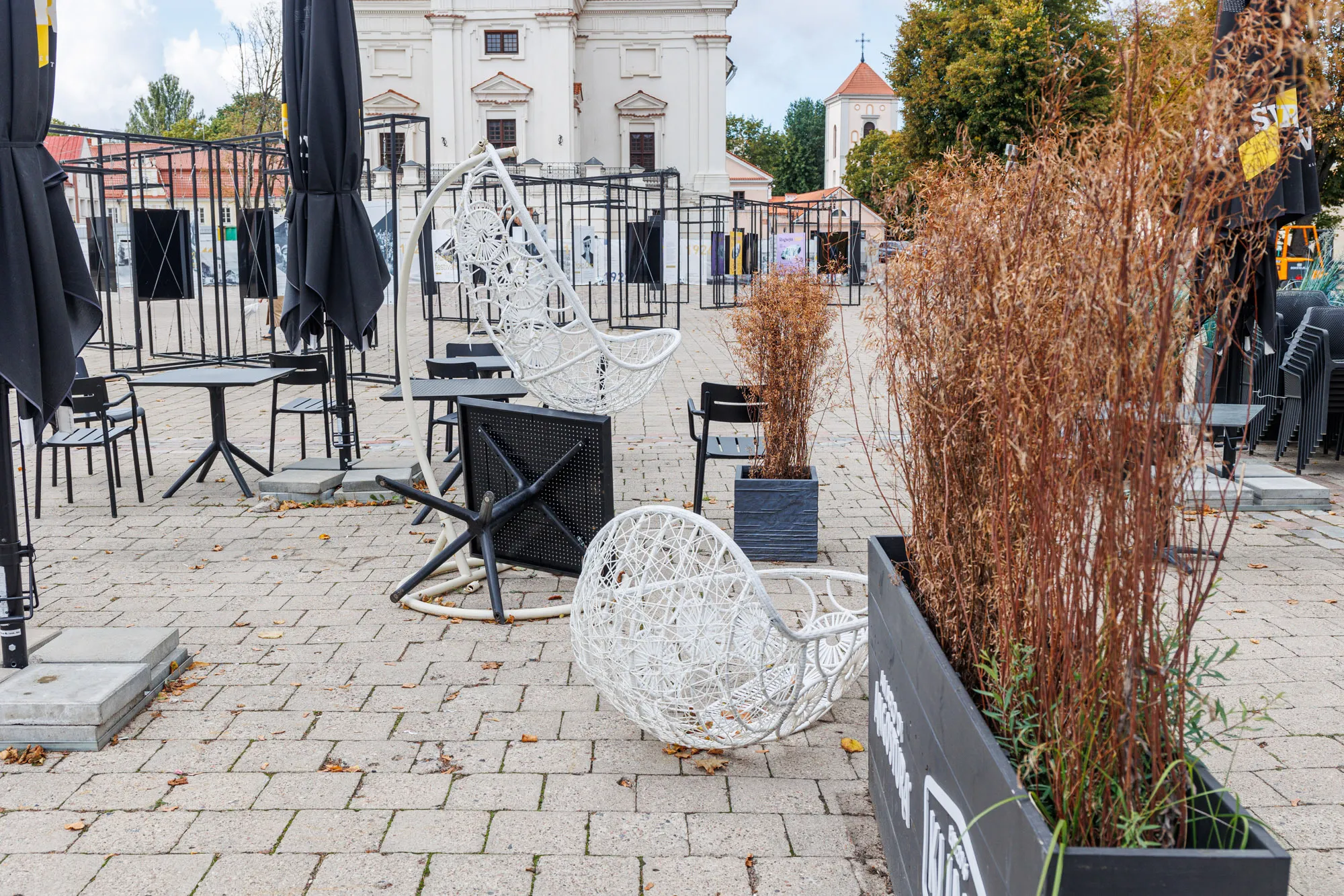 Kavinės Rotušės aikštėje