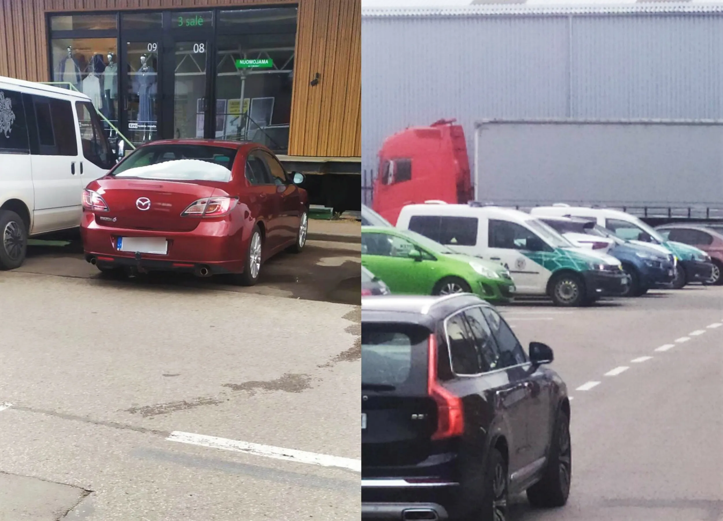 Automobilyje paliktas vaikas