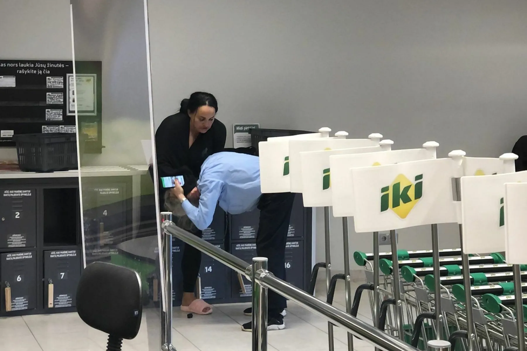 Užpultas Iki prekybos centro apsaugos darbuotojas / A. Karaliūno nuotr.