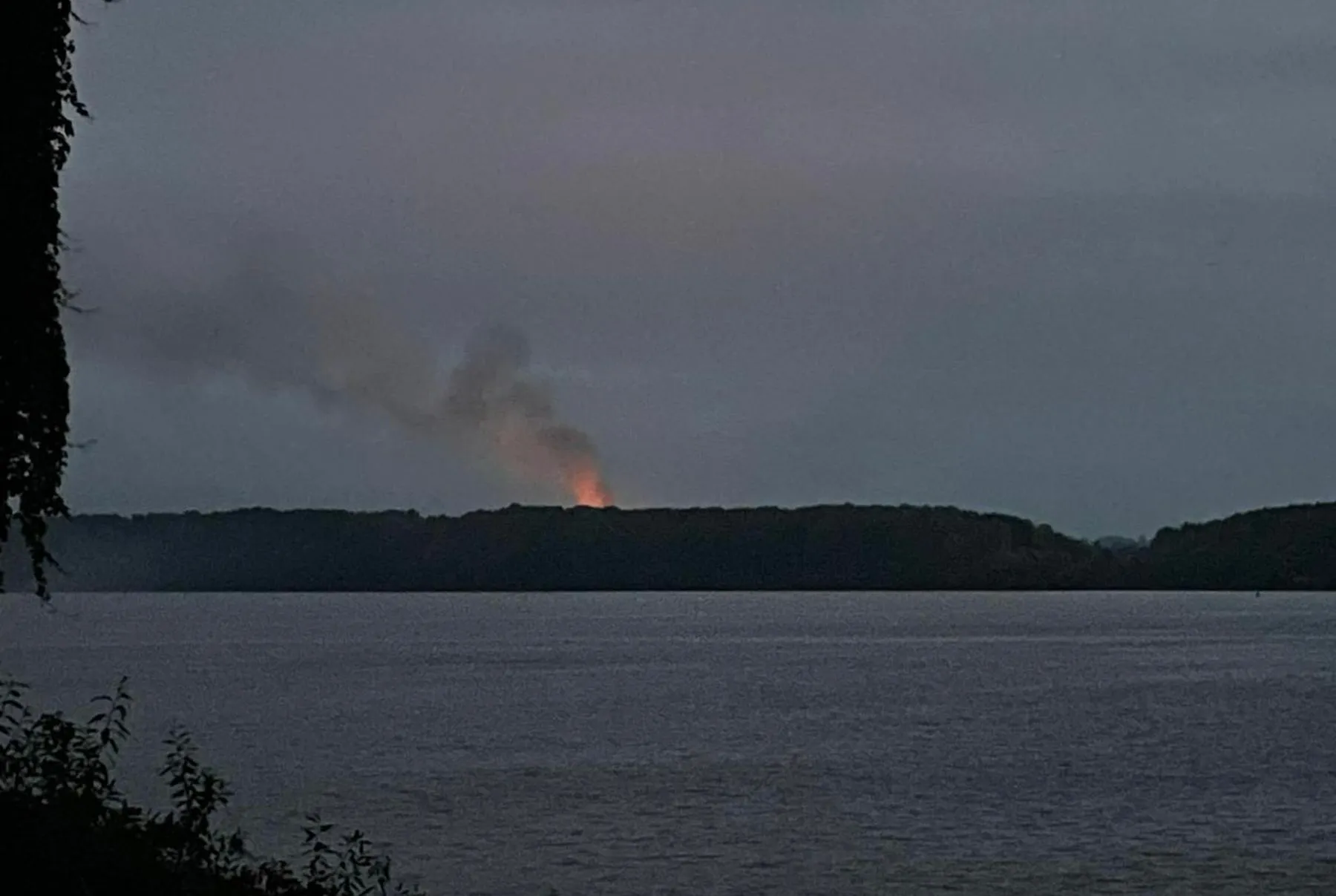 Gaisras Laumėnų kaime