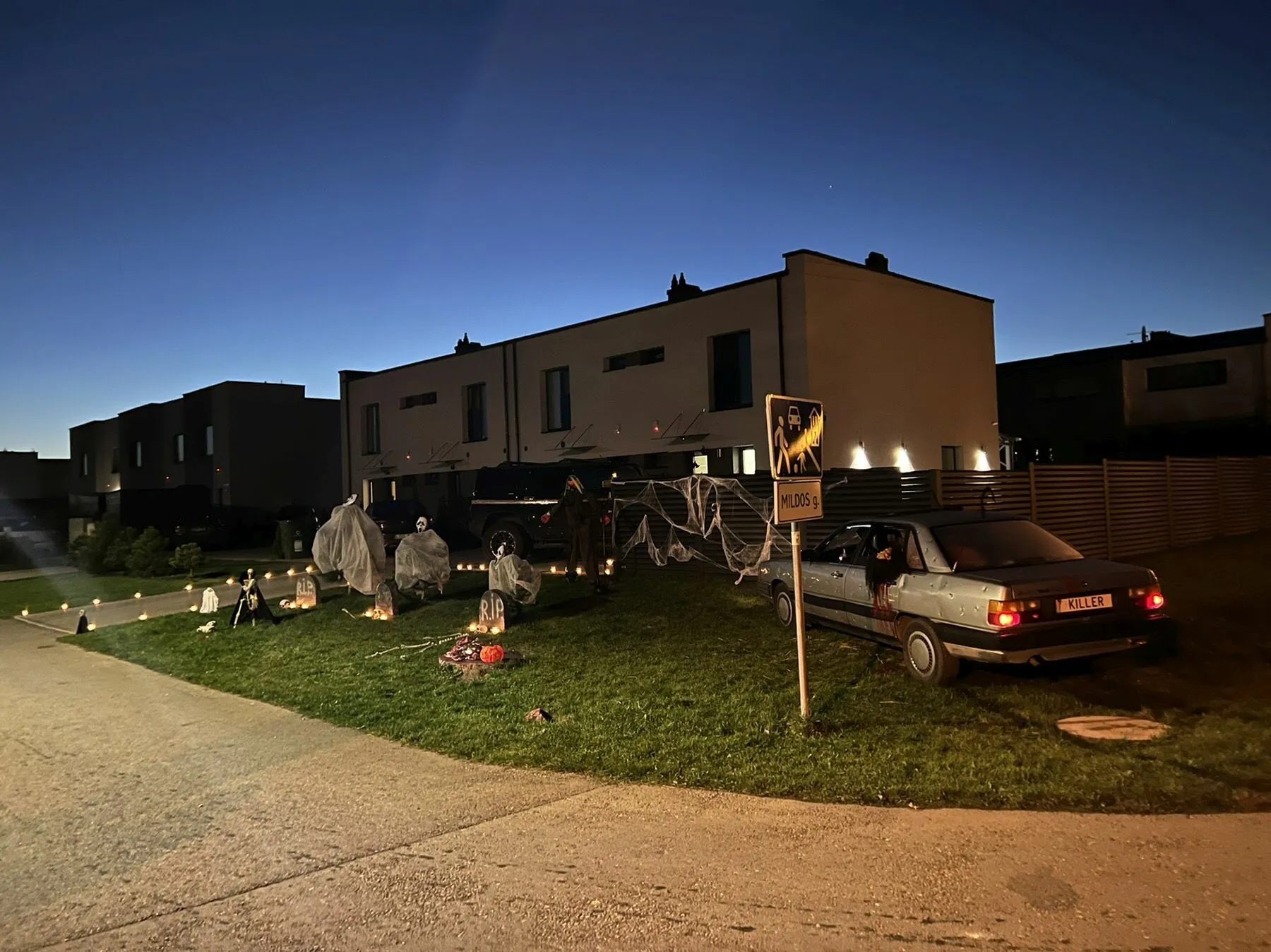 Šiurpnaktės papuošimai Domeikavoje