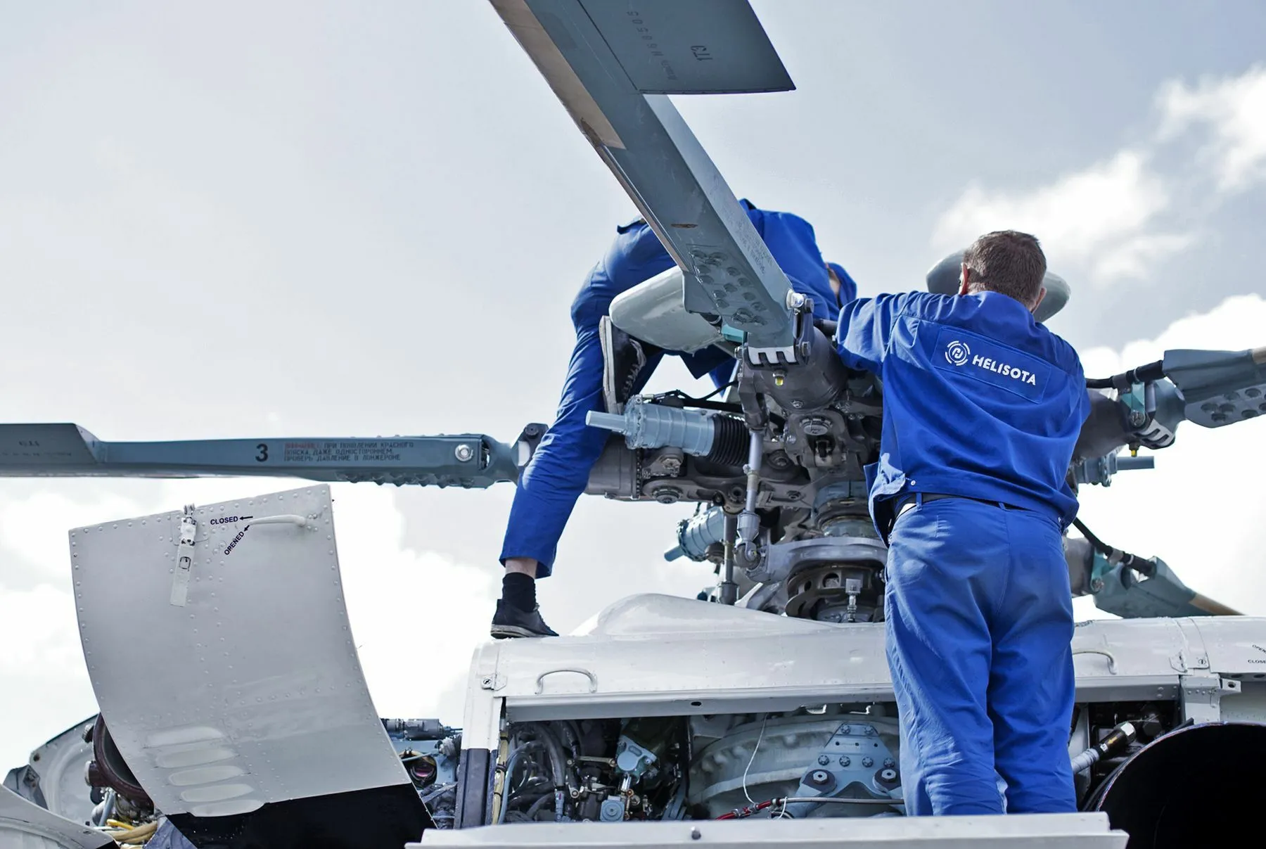 „Helisota“, sraigtasparnių remontas