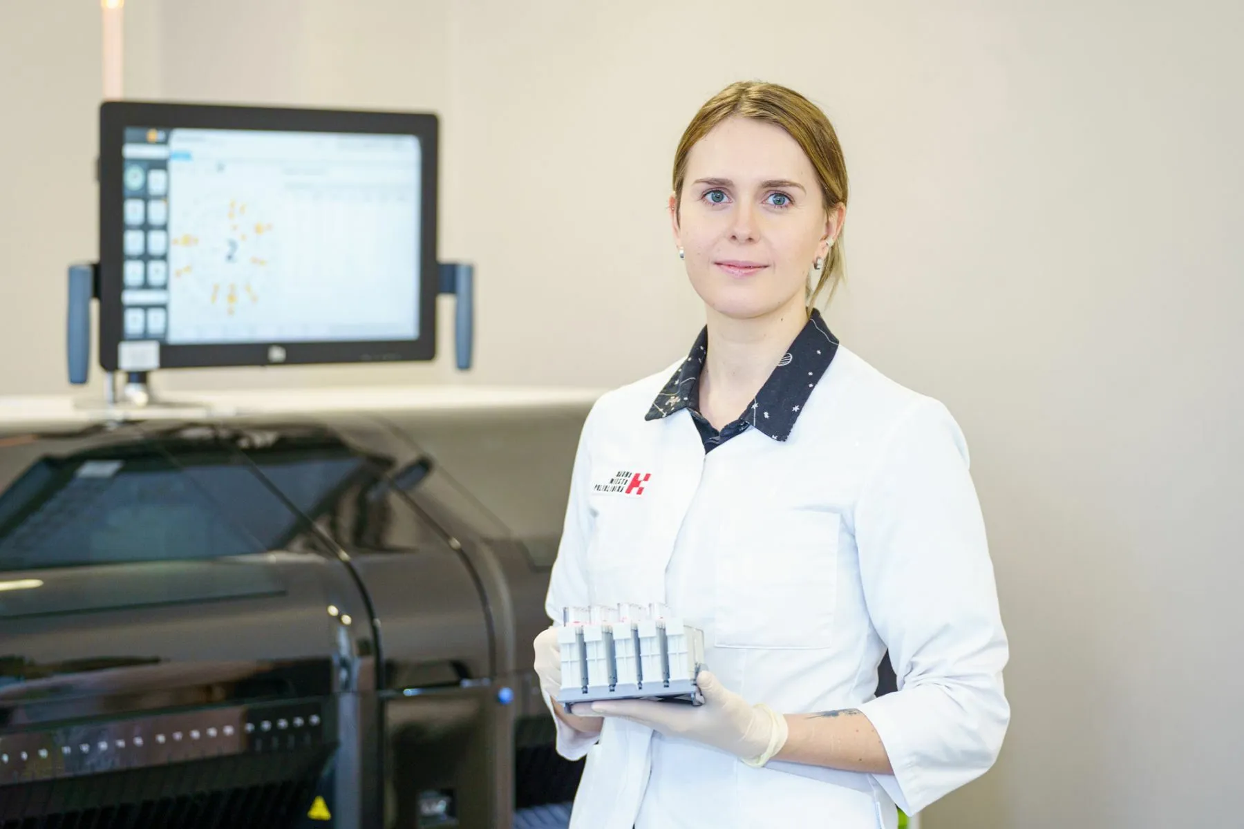 Kauno miesto poliklinikos Laboratorija / R. Tenio nuotr.