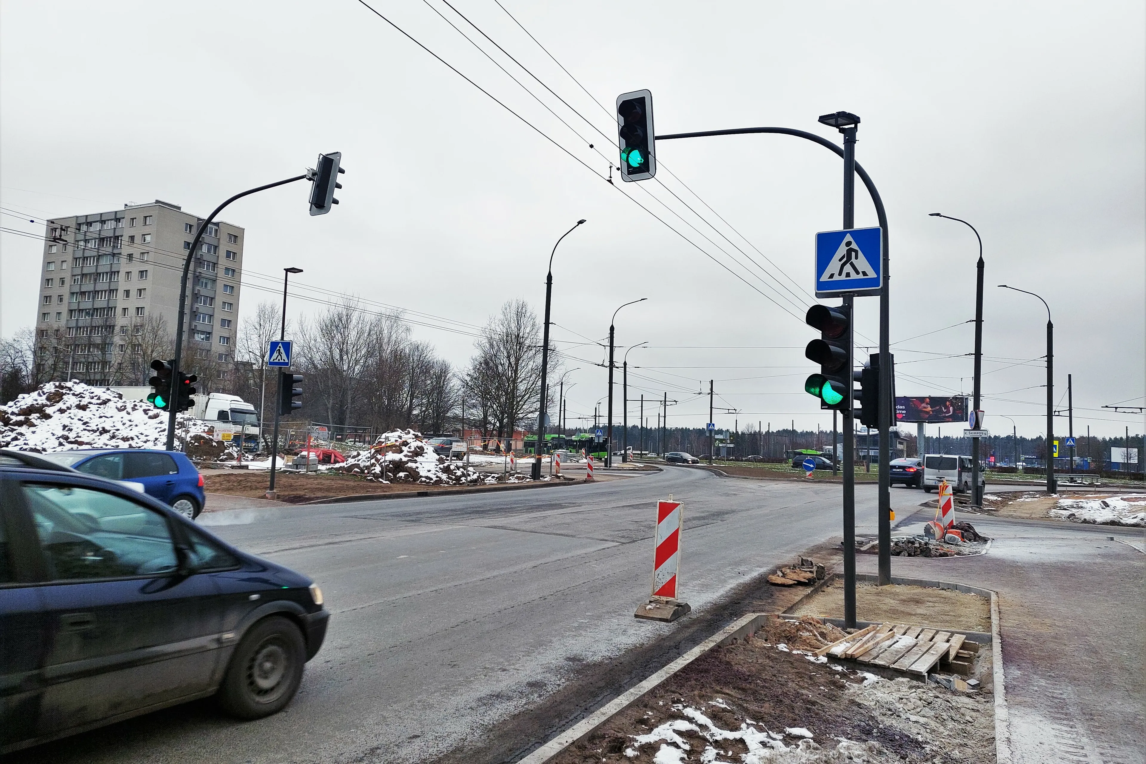 Šviesoforai S. Žukausko gatvėje