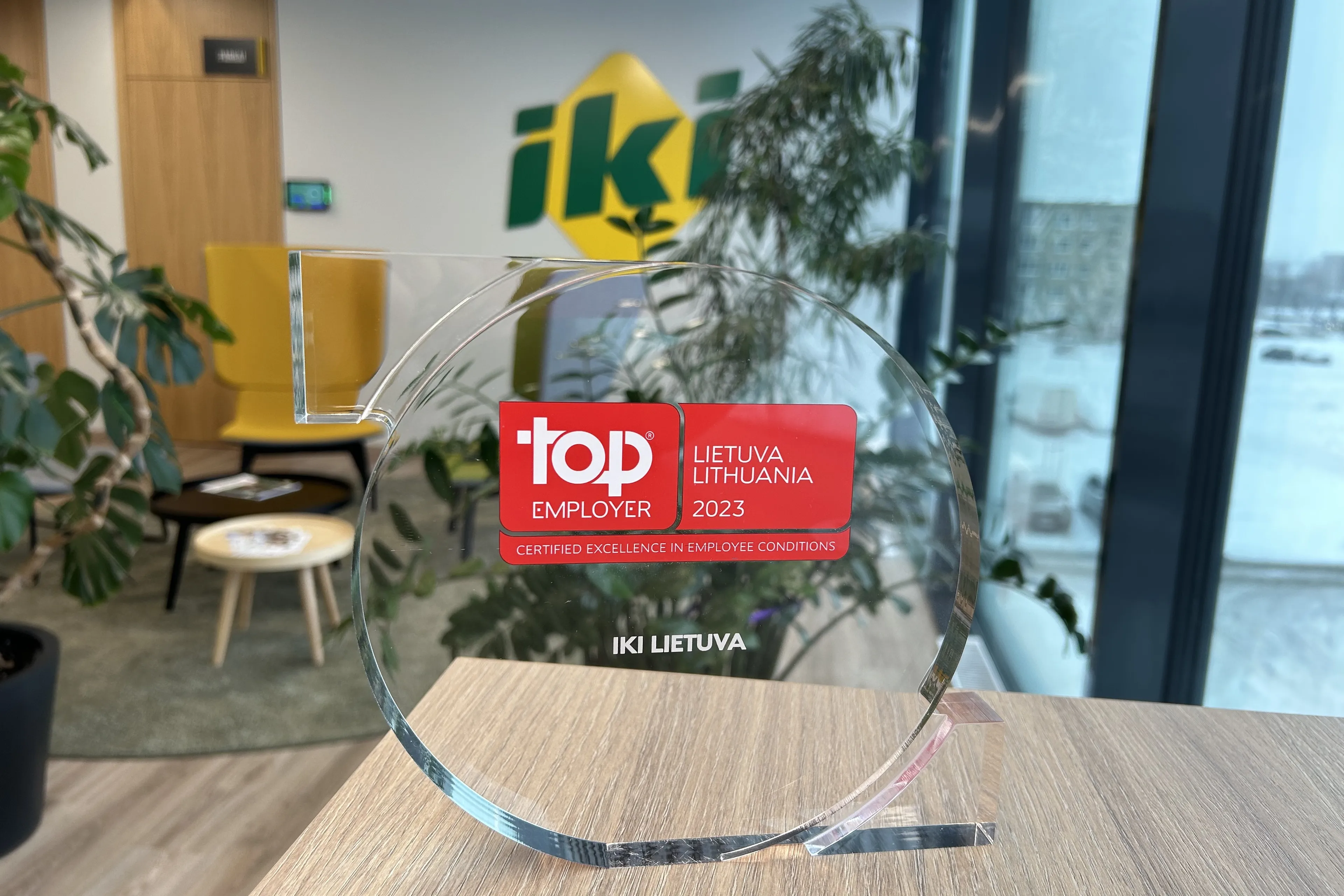 „Iki“ geriausio darbdavio apdovanojimas