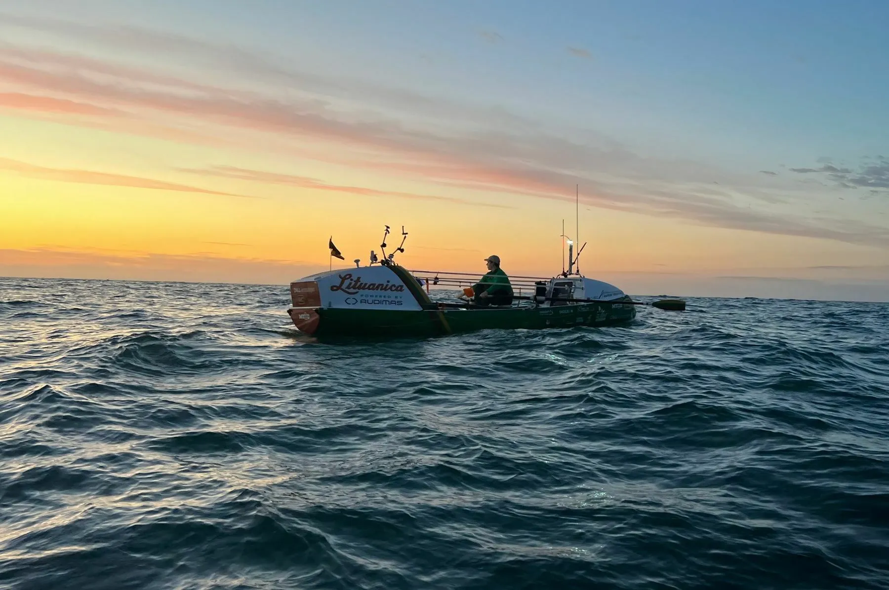 Aurimas Valujavičius per Atlantą