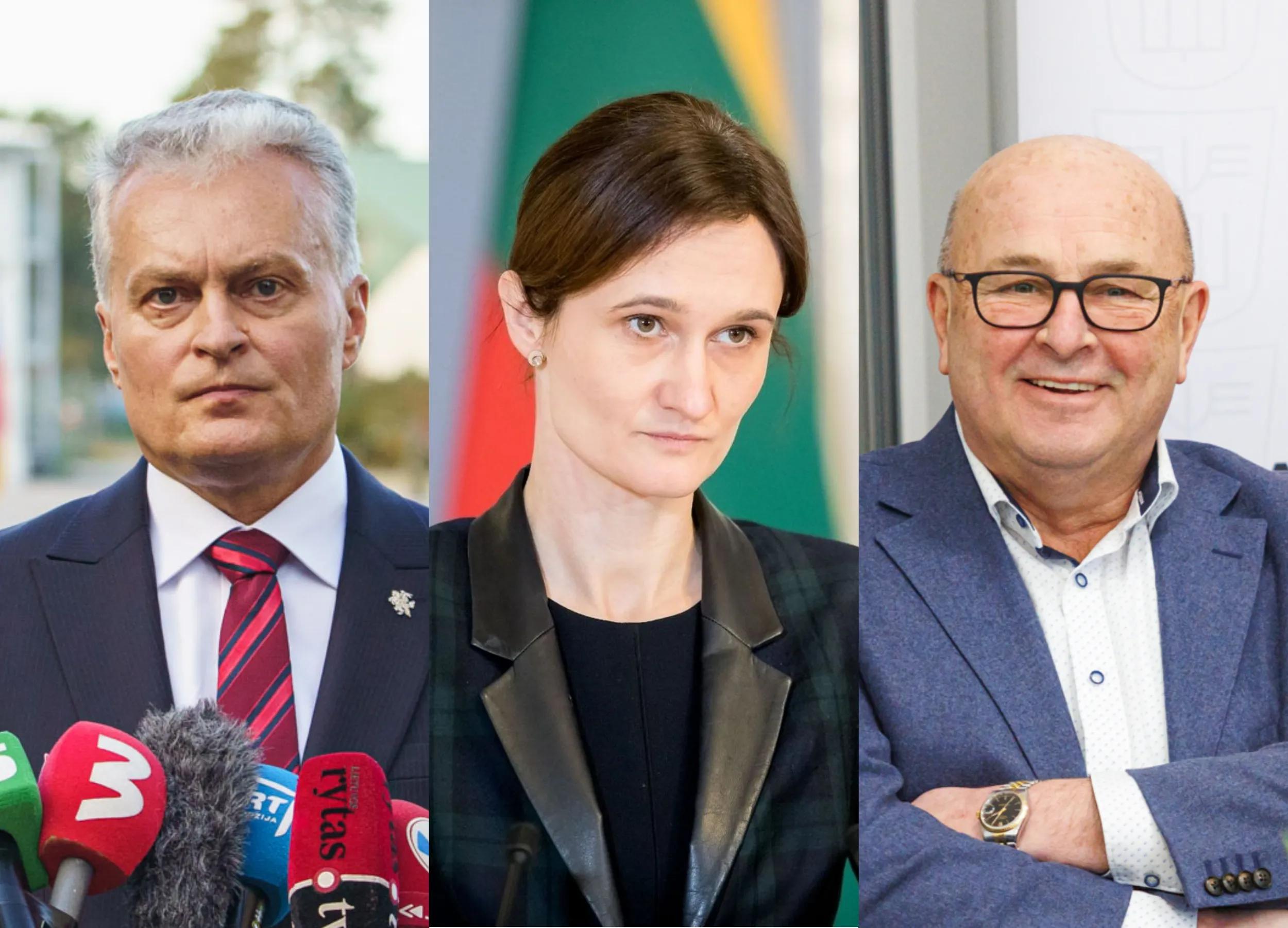 G. Nausėda, V. Matijošaitis, V. Čmilytė-Nielsen