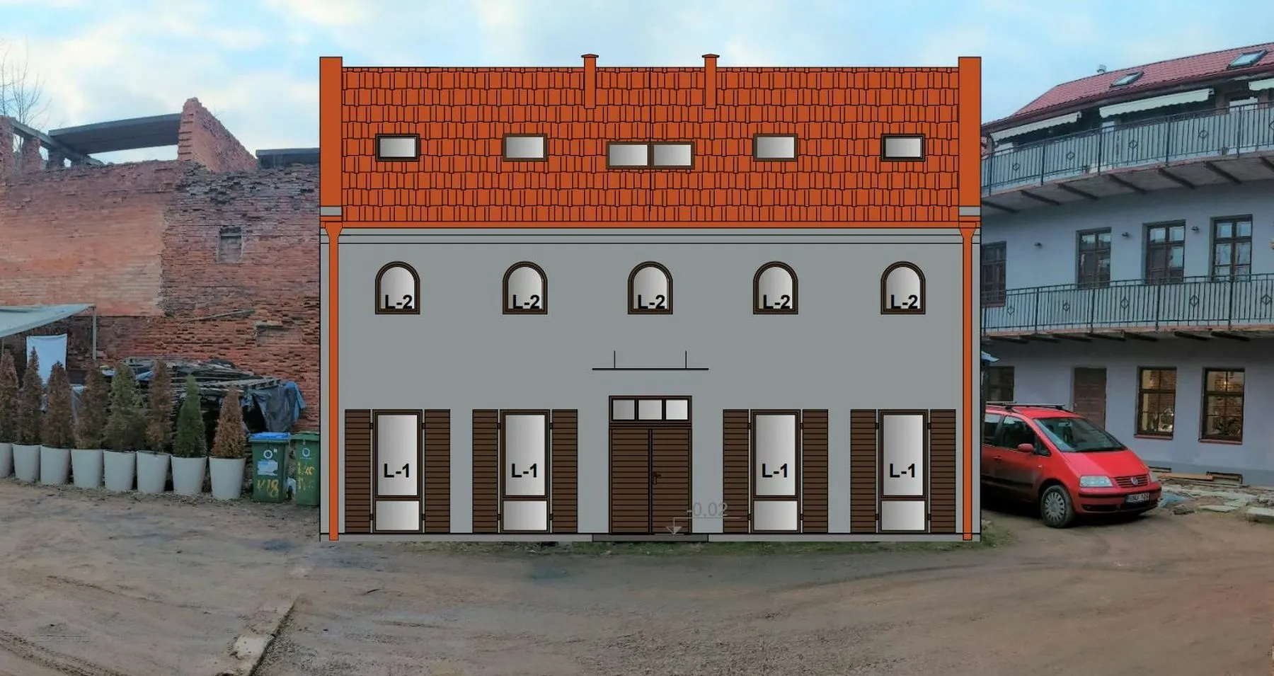 Sandėlis Palangos gatvėje