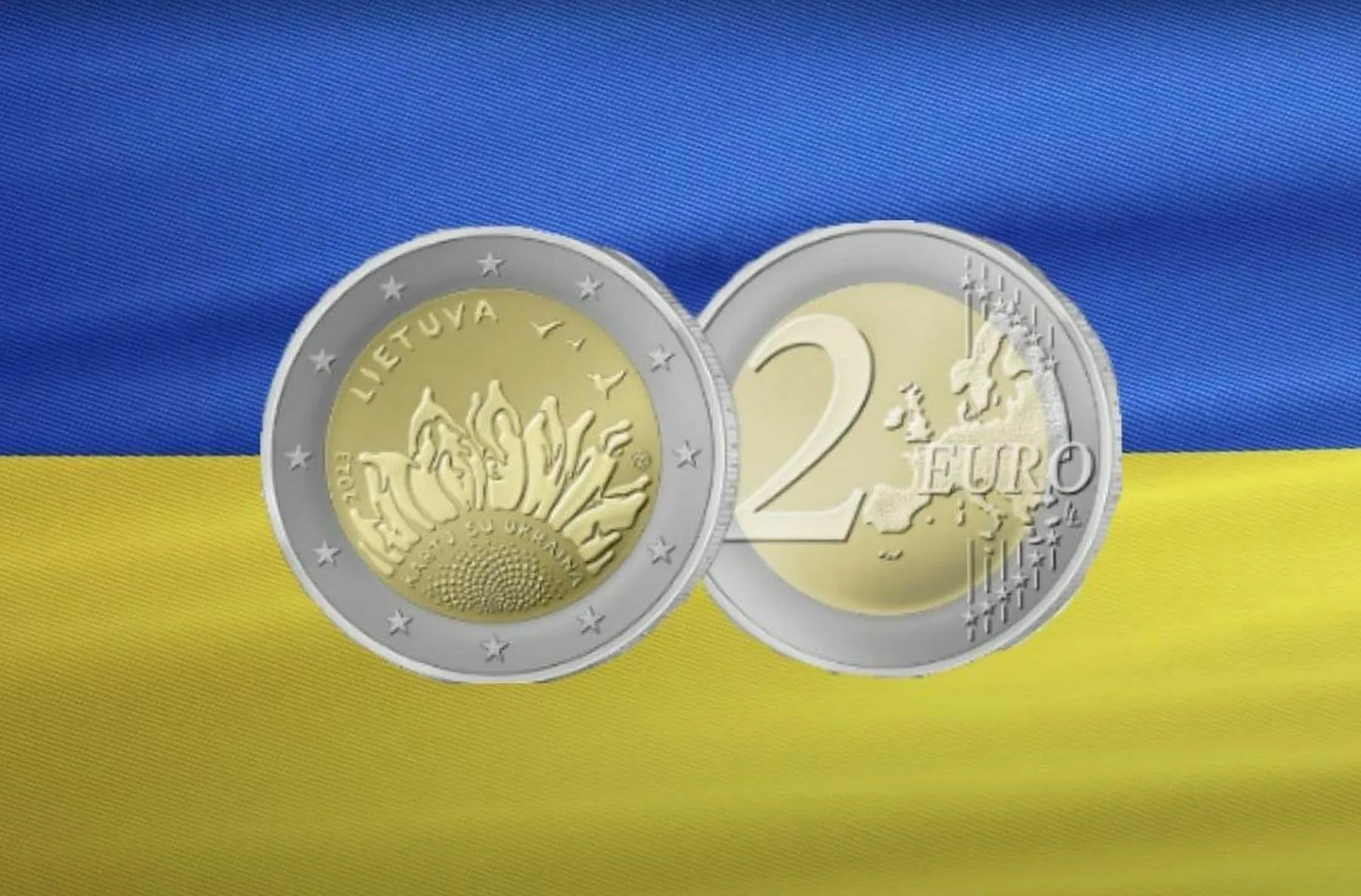 Proginė moneta „Kartu su Ukraina“