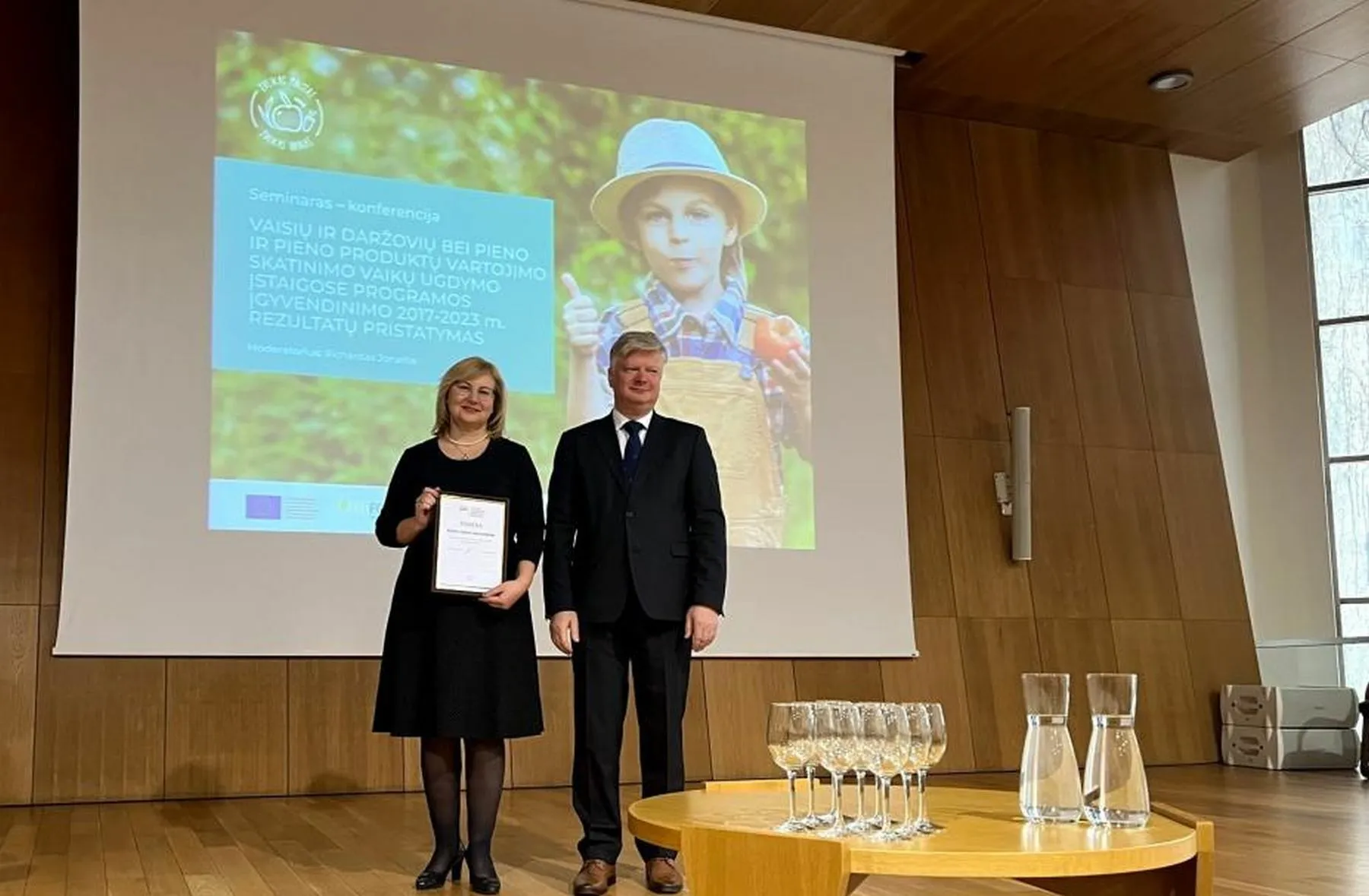 Kauno rajono savivaldybei įteiktas apdovanojimas