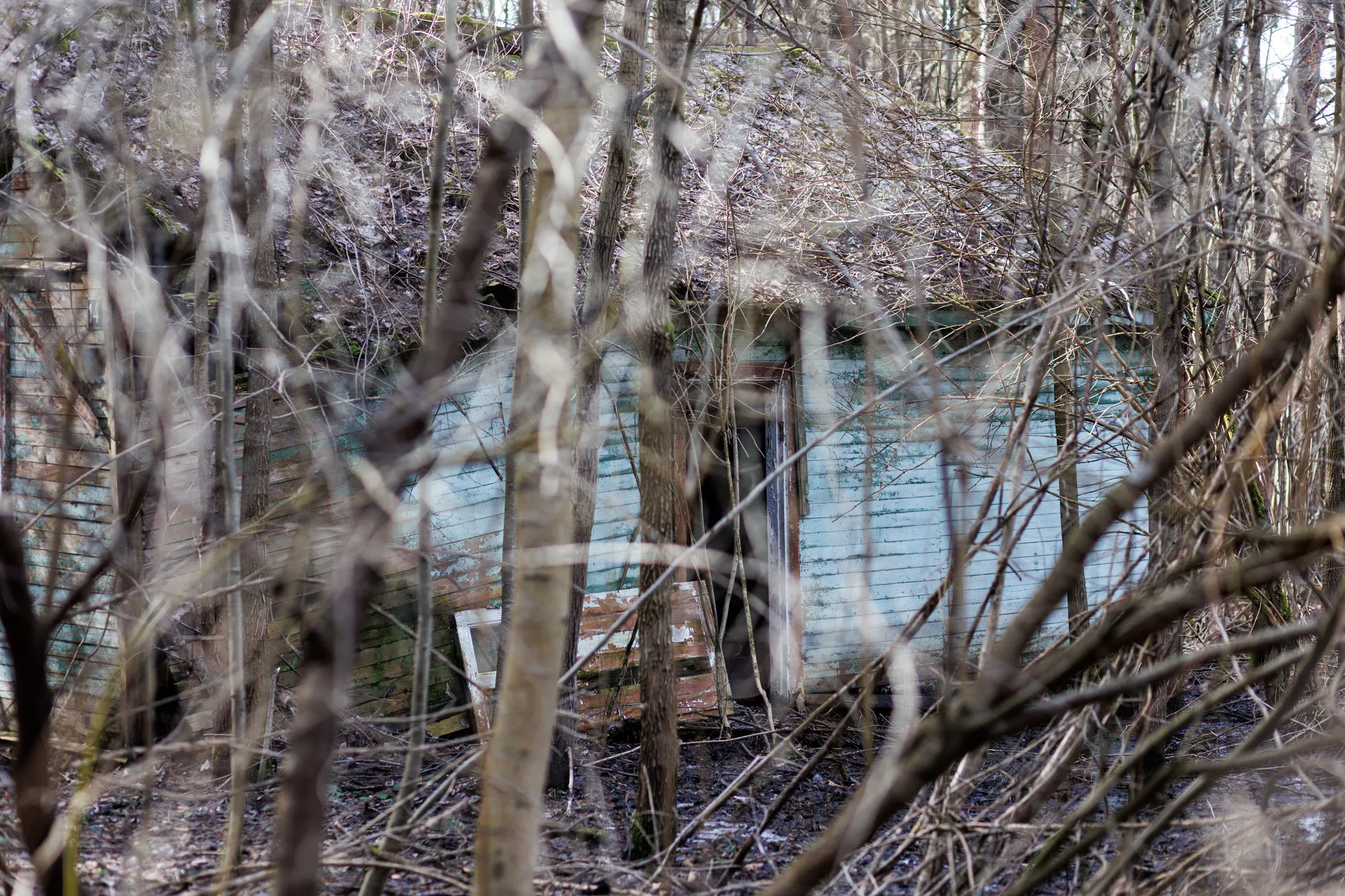 Apleista pionerių stovykla prie Kauno marių