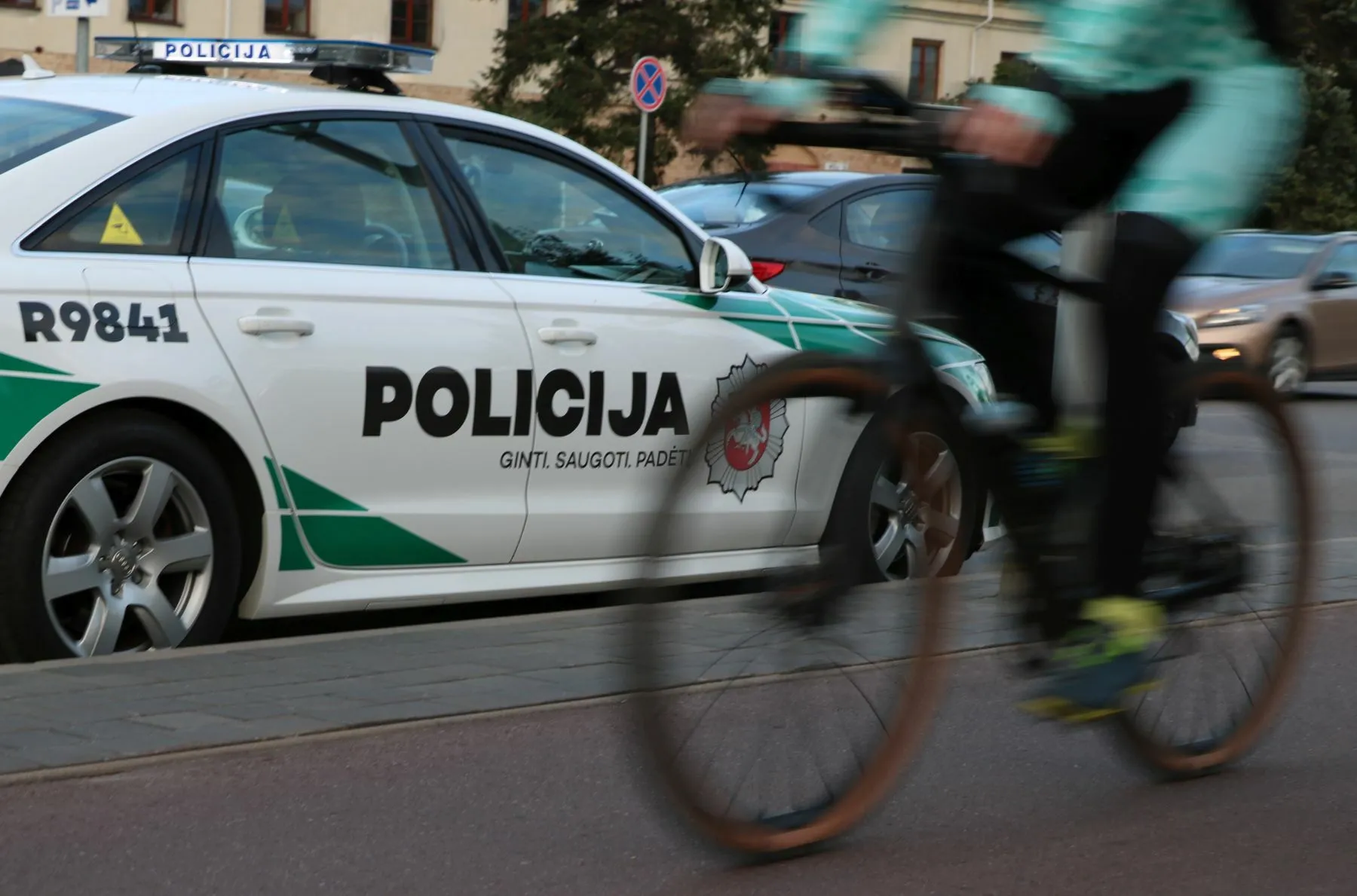 Dviratis, policija