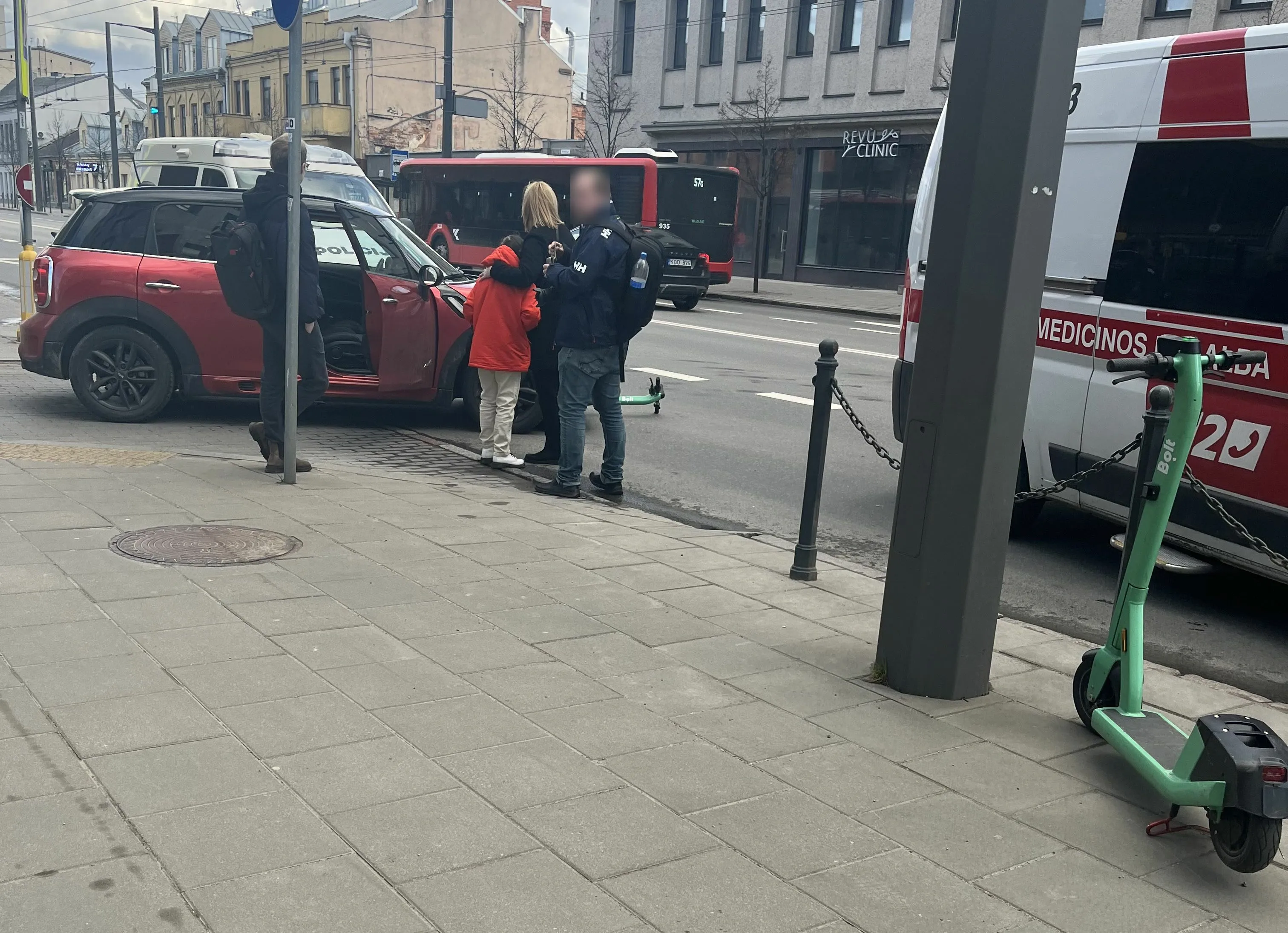 Vytauto prospekte partrenkta paspirtukininkė