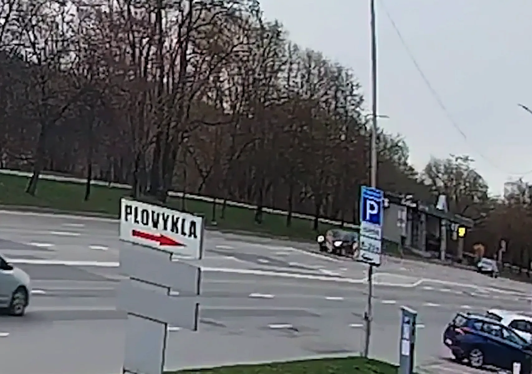 Žaibišku greičiu skriejančiam automobiliui visos kliūtys pasirodė įveikiamos