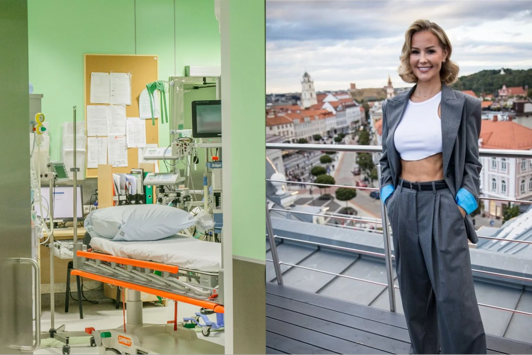 Indrė Burlinskaitė / R. Tenio ir DELFI nuotr., "Kas vyksta Kaune" montažas