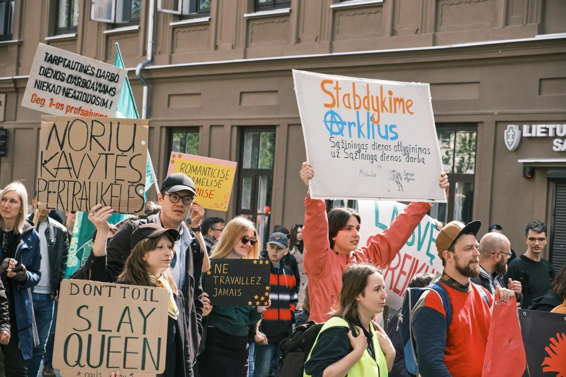 Eitynės Laisvės alėjoje už „teisę atsikvėpti“