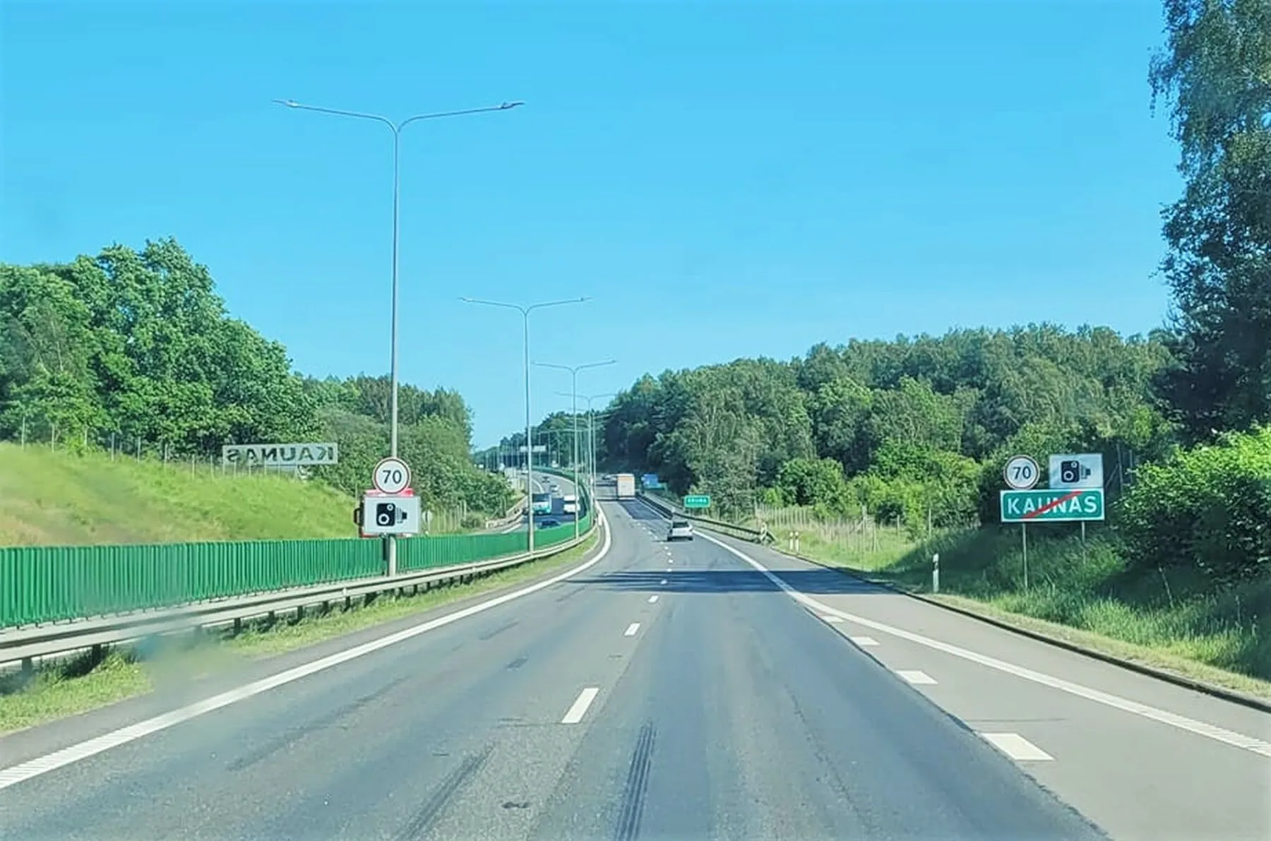 Greičio ribojimas ant Krunos tilto