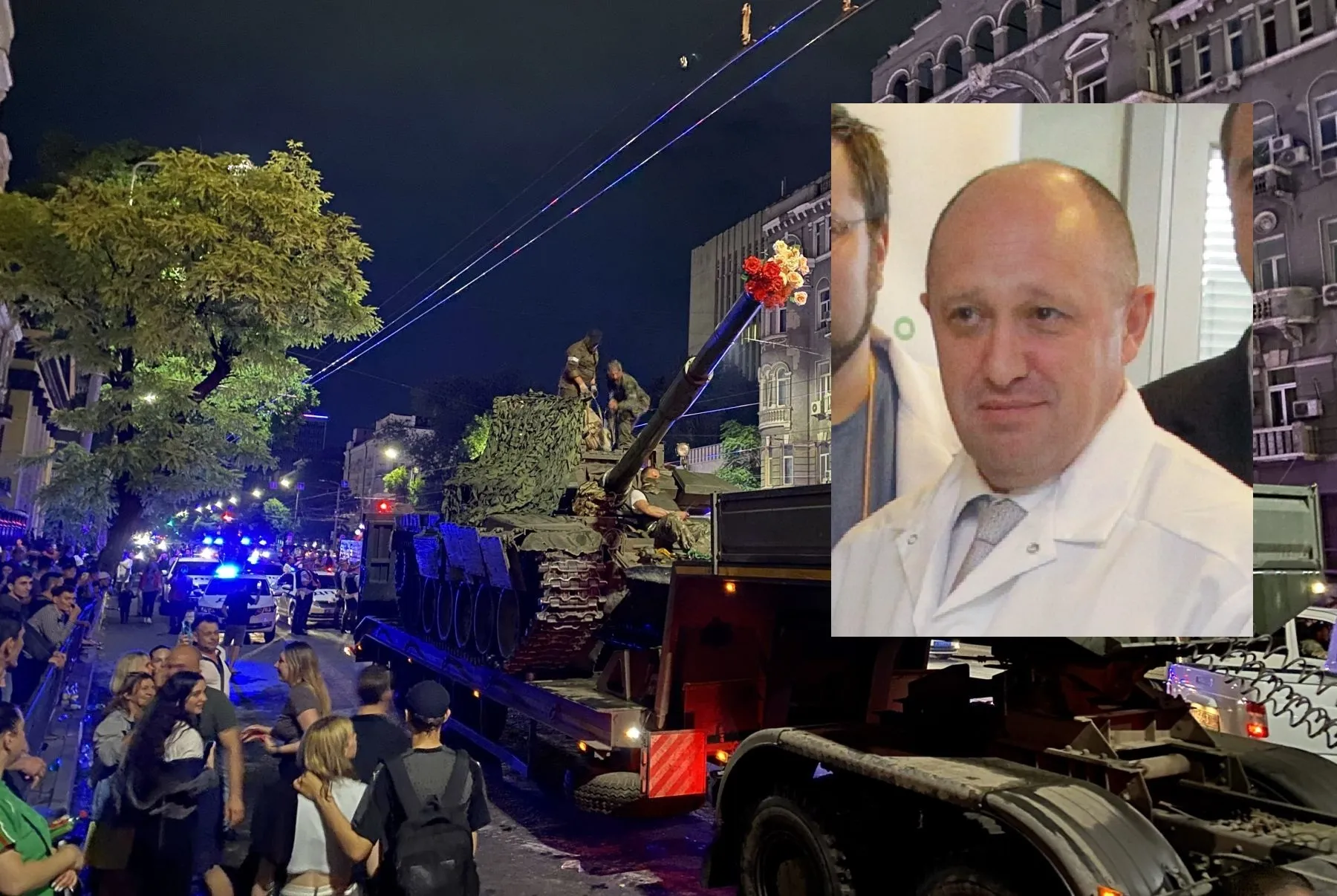 Asociatyvi / Jevgenijaus Prigožino karinis maištas Rostove birželio 24 d. / Wikipedia / Fargoh nuotr.