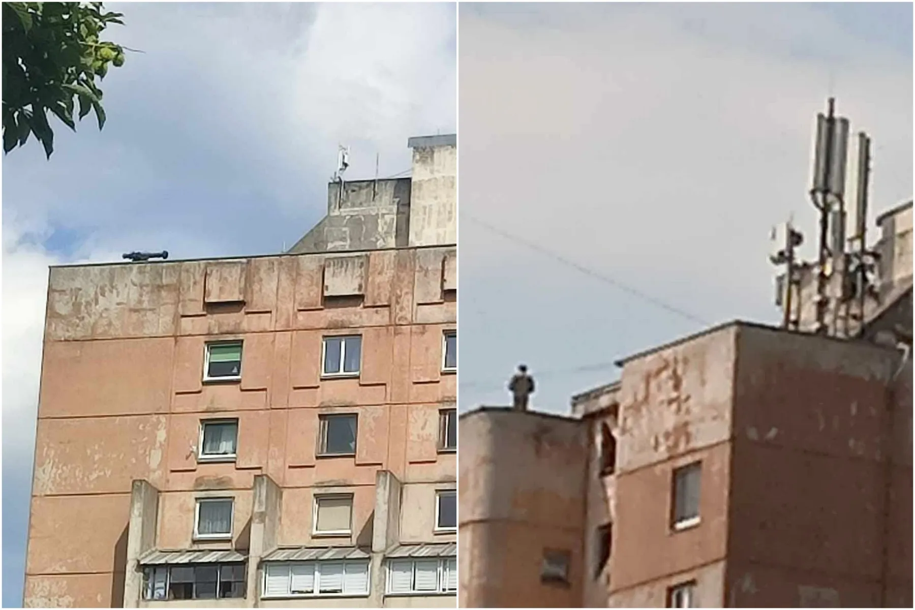 Ant dvylikaaukščio kaunietė pastebėjo karius su žiūronais