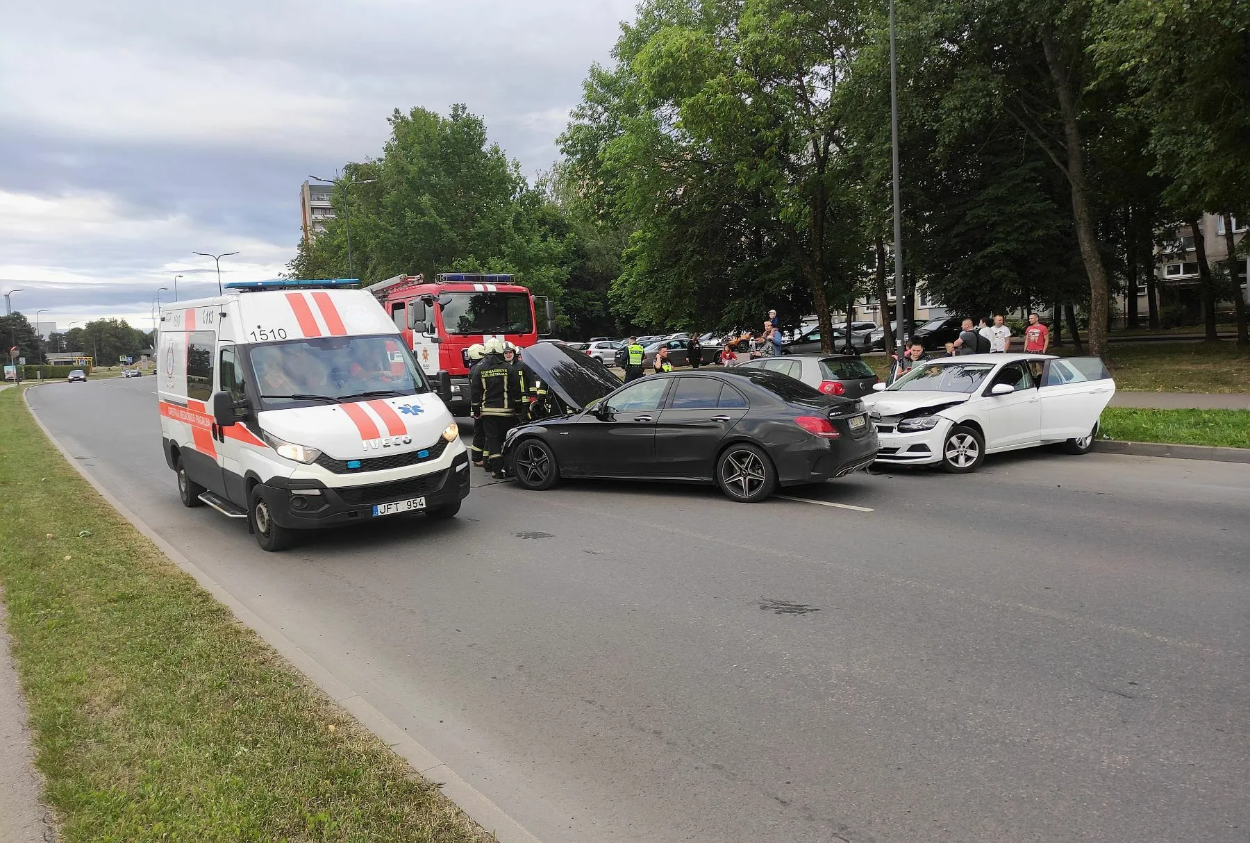 Avarija Partizanų gatvėje