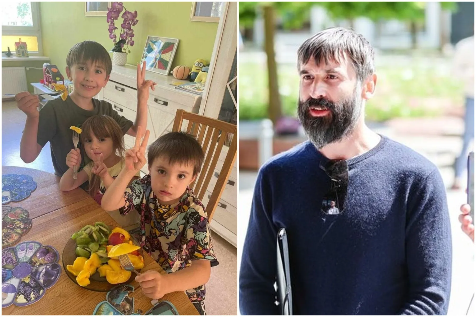 M. Vilčinskas, pagrobti vaikai