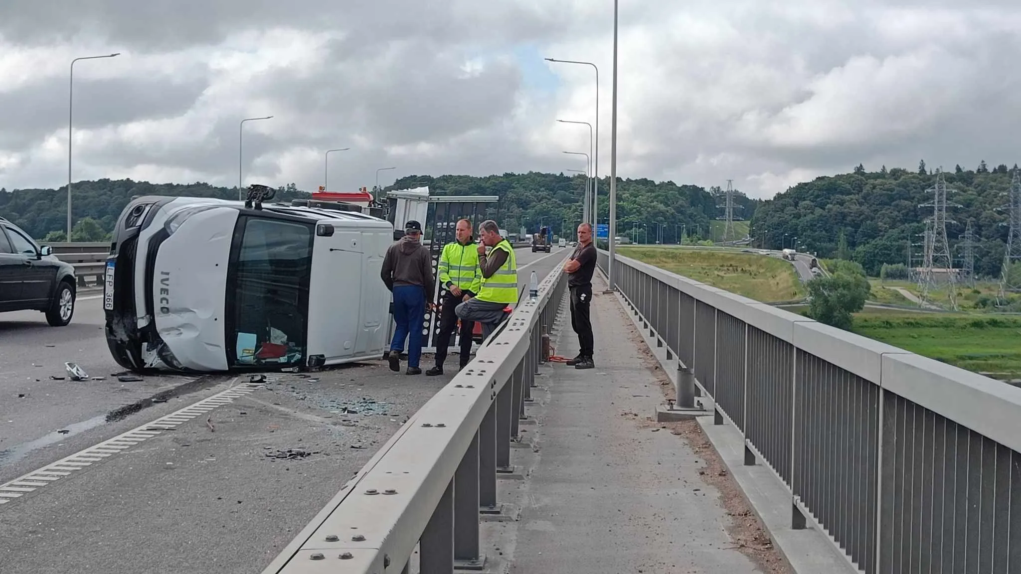 Eismo įvykis ant Č. Radzinausko tilto