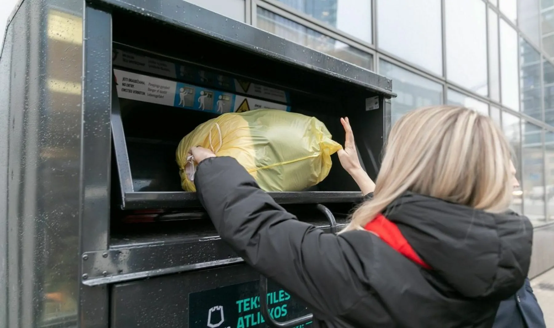 tekstilės konteineris