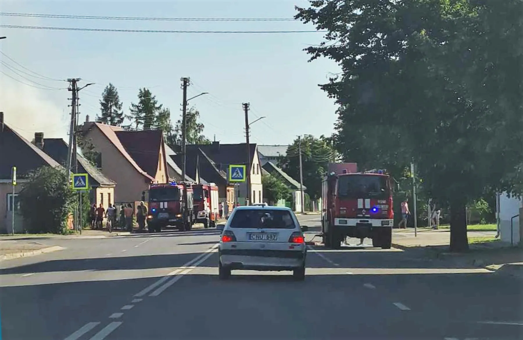 Gaisras Panerių gatvėje