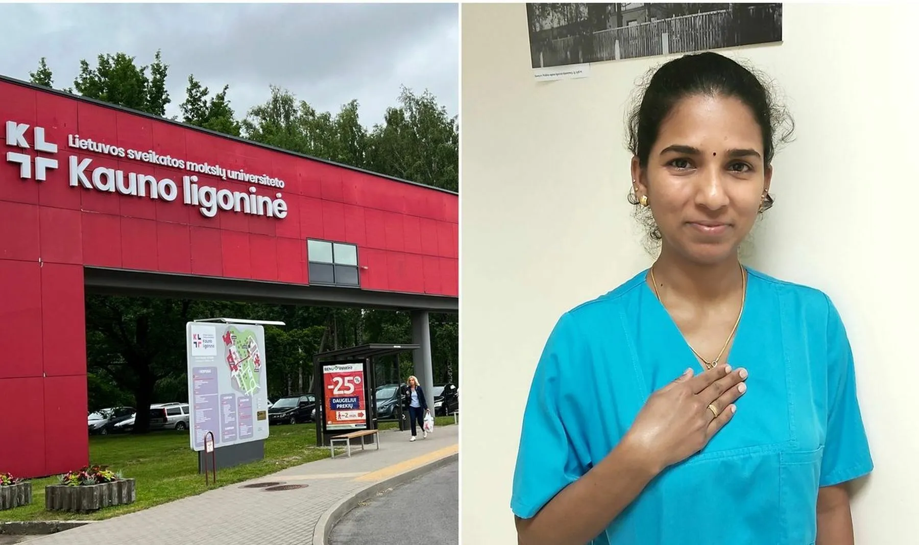 LSMU Kauno ligoninės slaugytoja