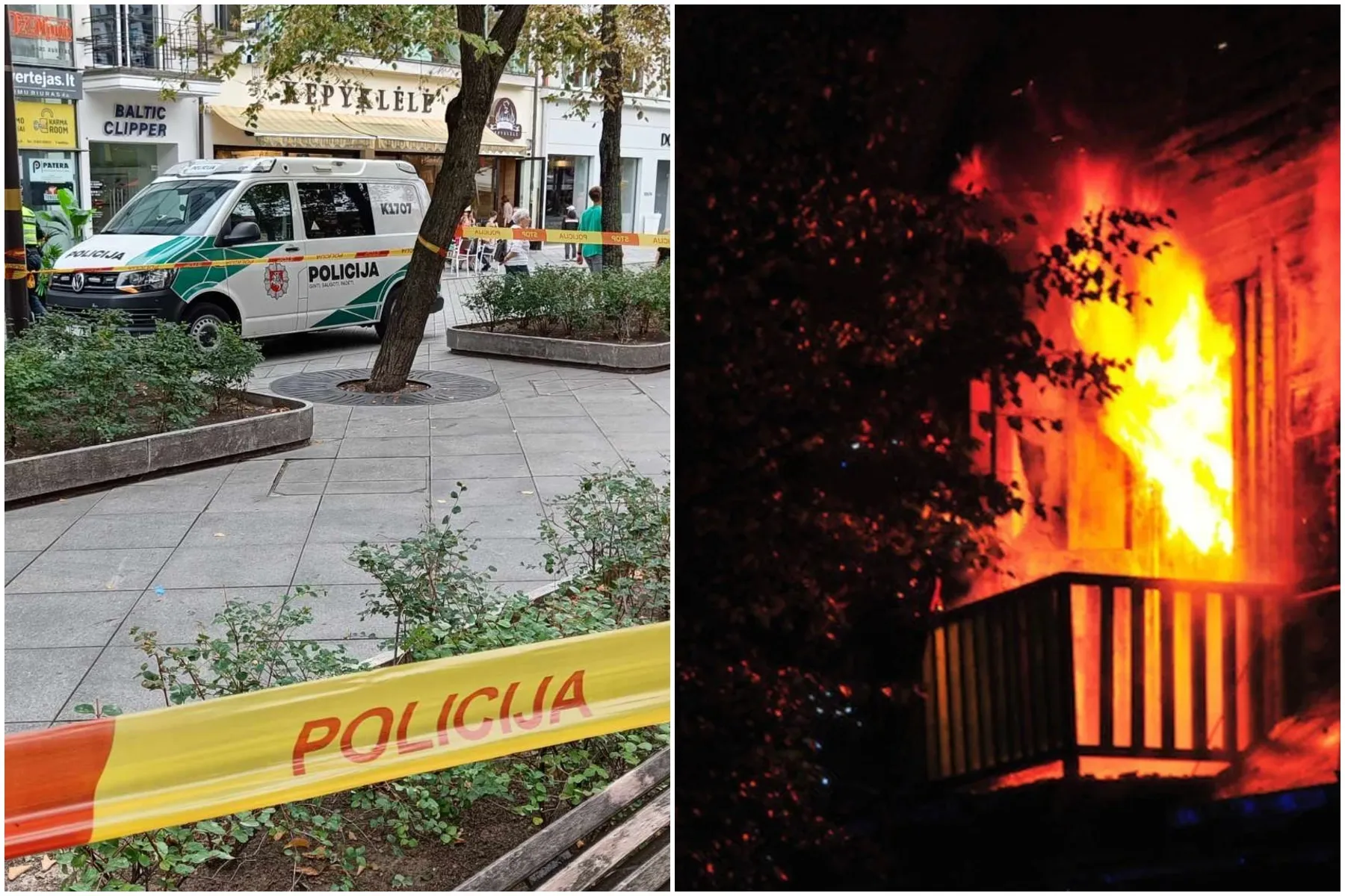 Po išpuolio Laisvės alėjoje supleškėjo prabangus namas