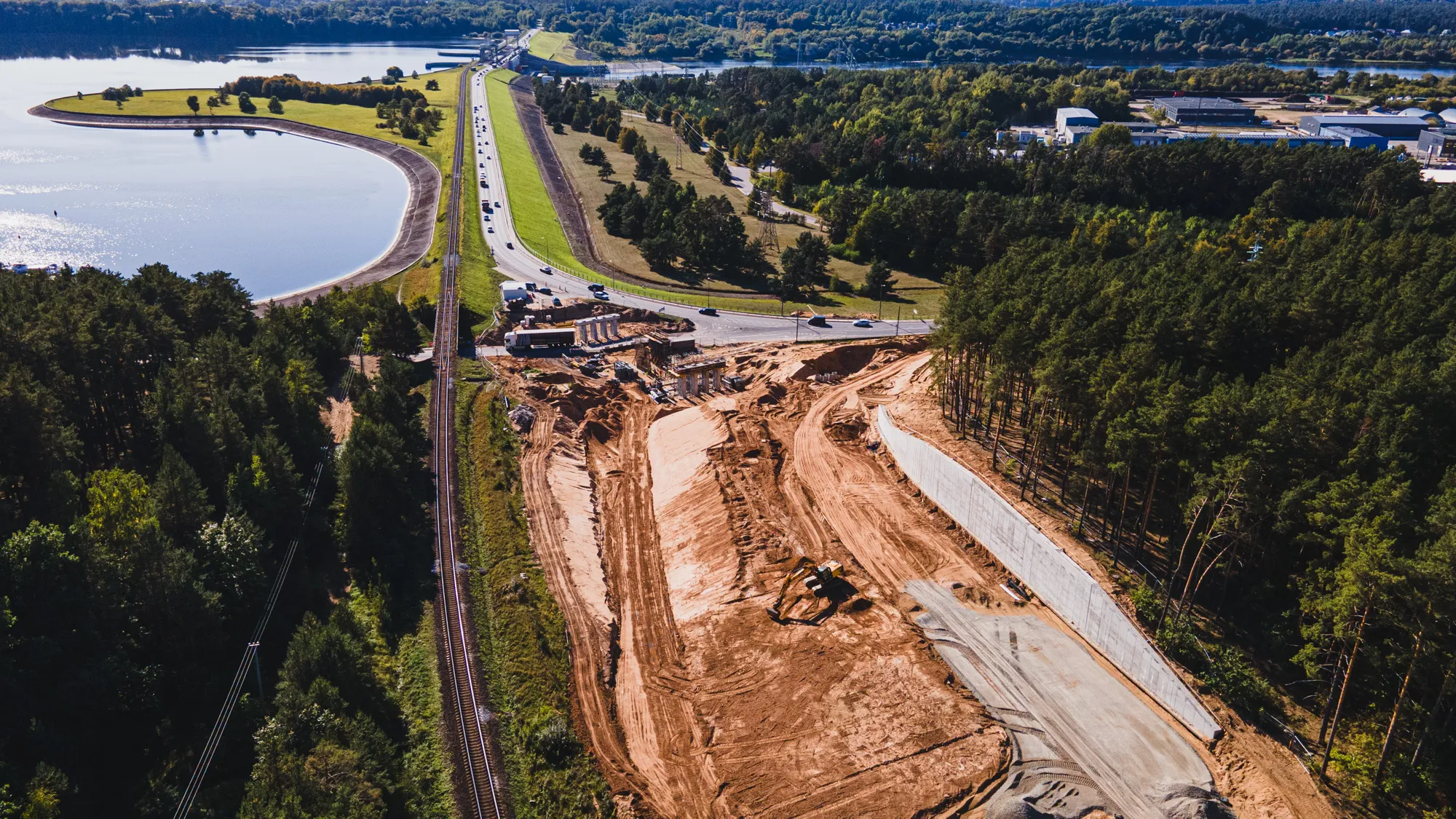 Naujai statomas Pietrytinis aplinkkelis