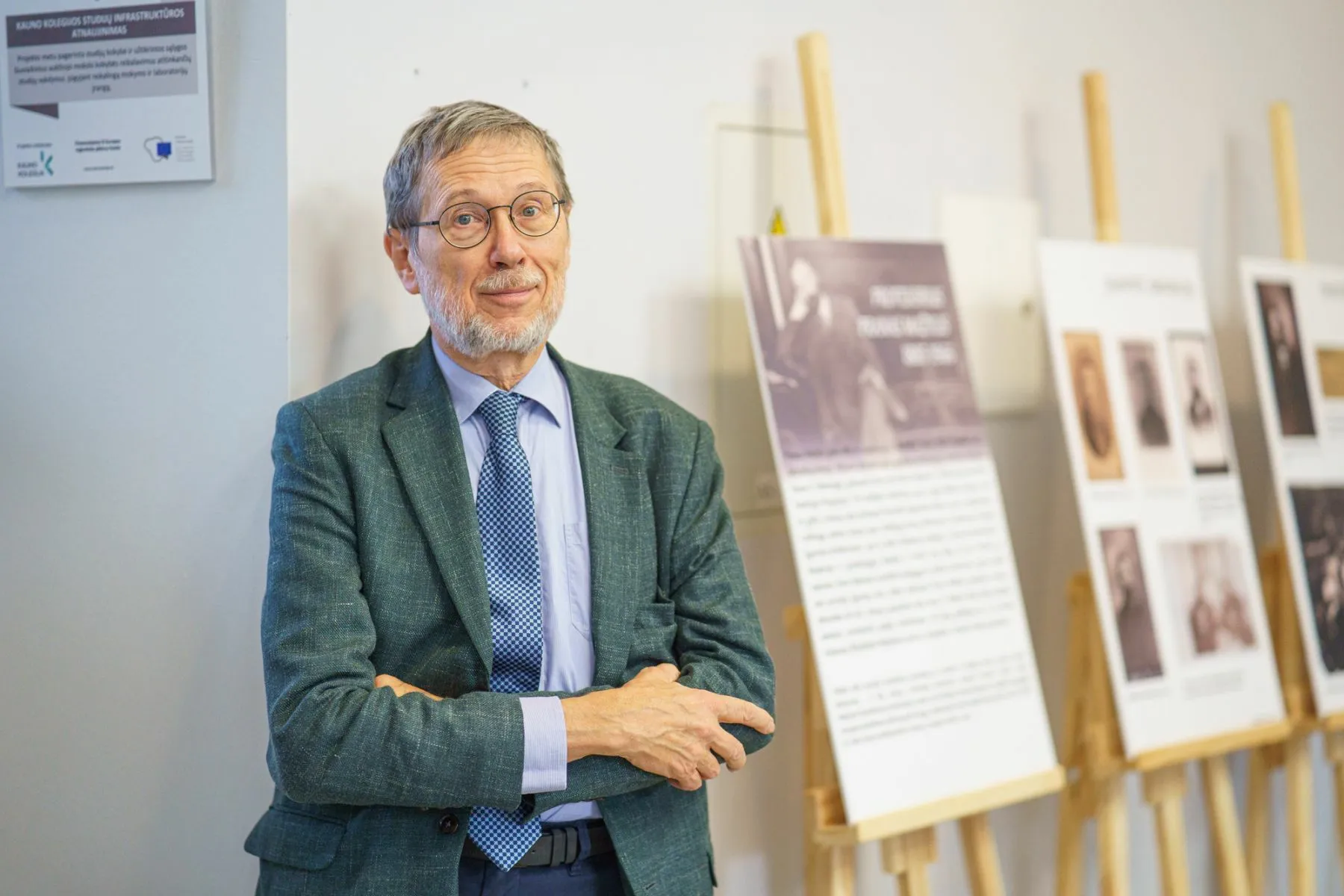 Profesoriaus Prano Mažylio vardo auditorijos atidaryme – ir jo anūkas Liudas Mažylis