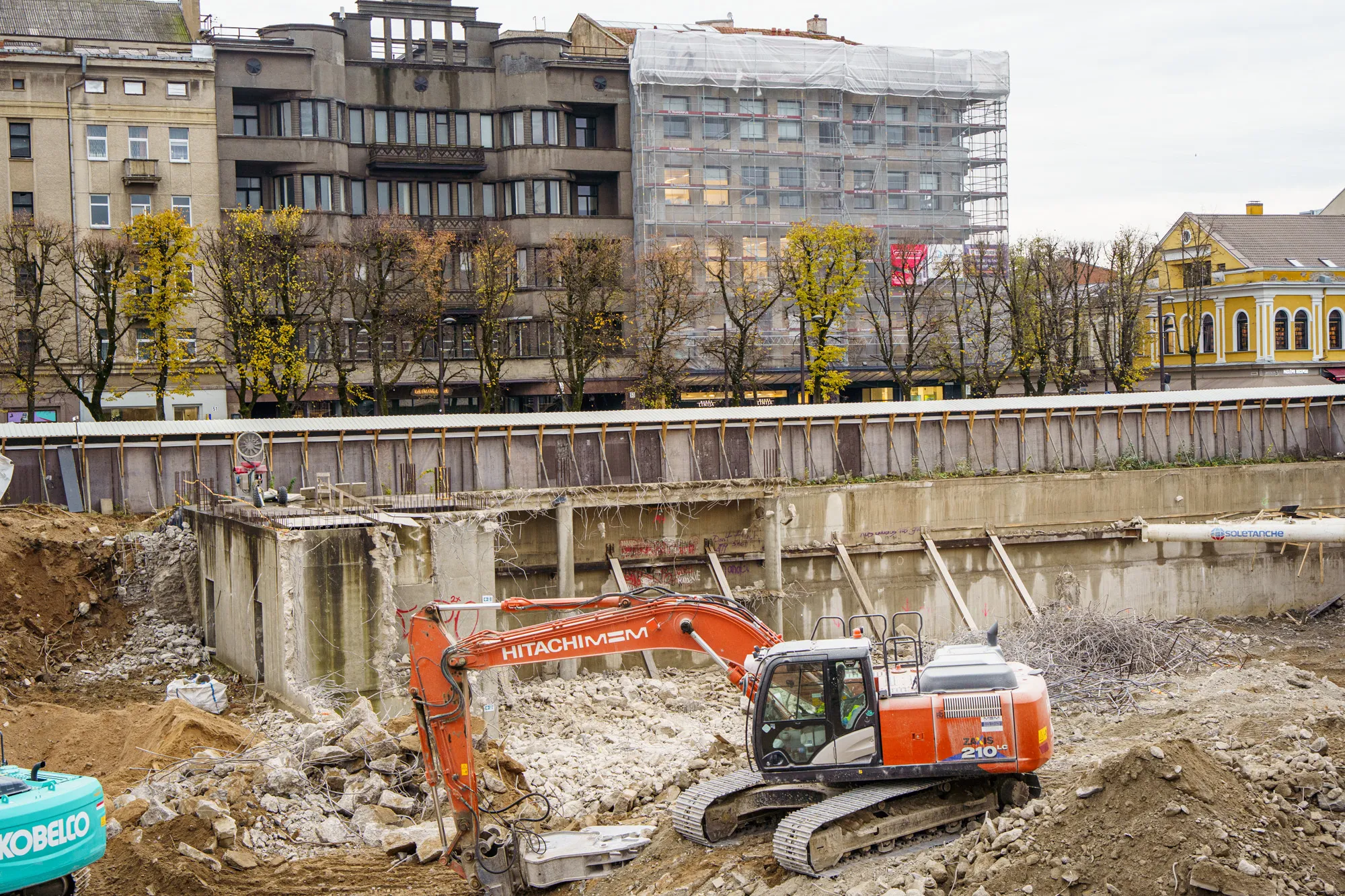 Statybvietė Merkurijaus vietoje