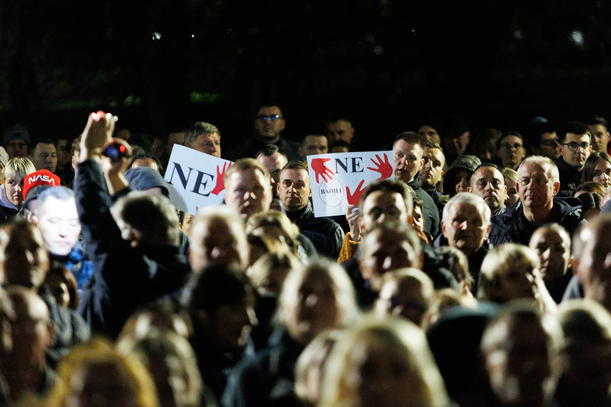 Domeikavos gyventojų protestas