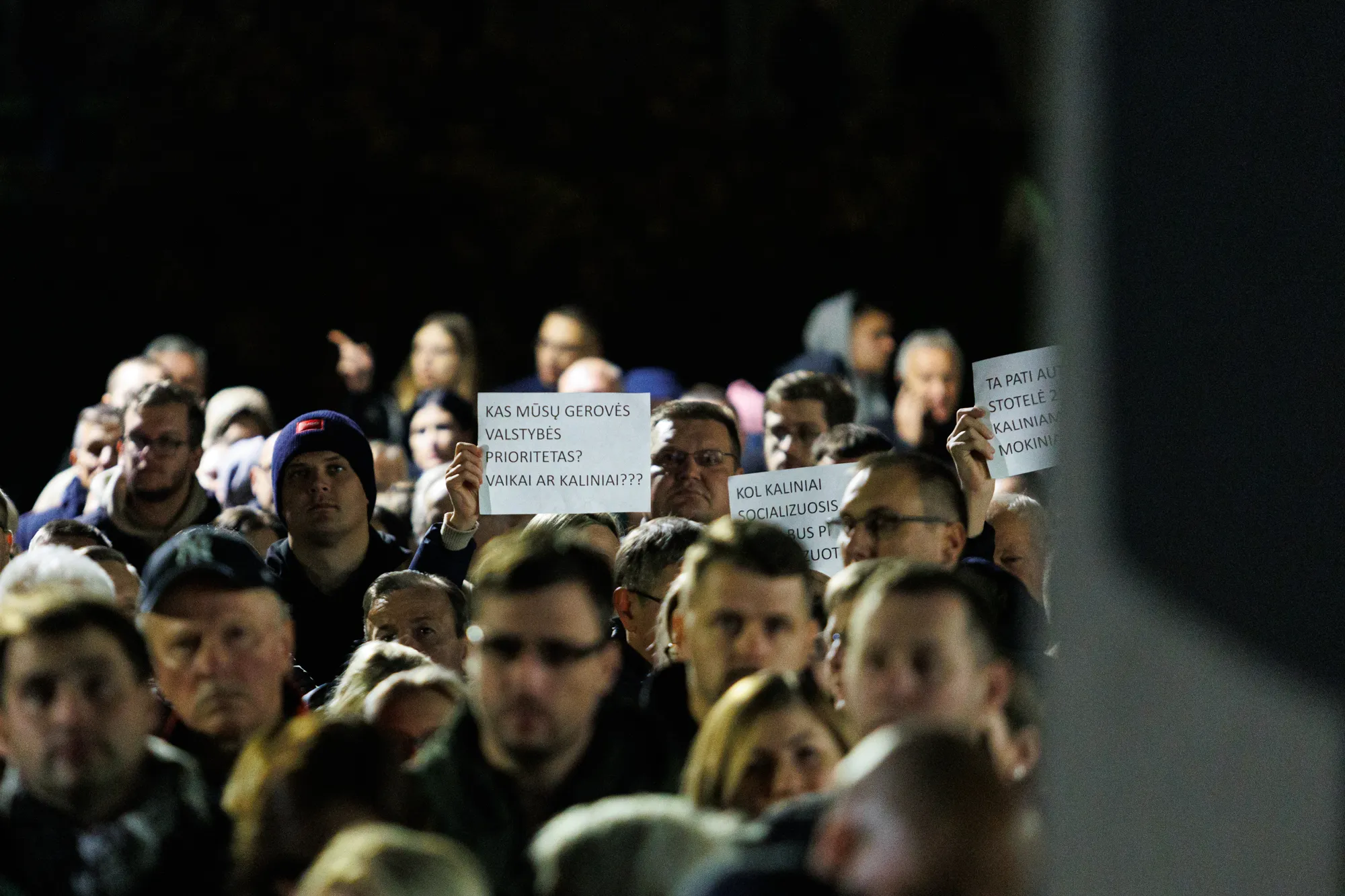 Domeikavos gyventojų protestas