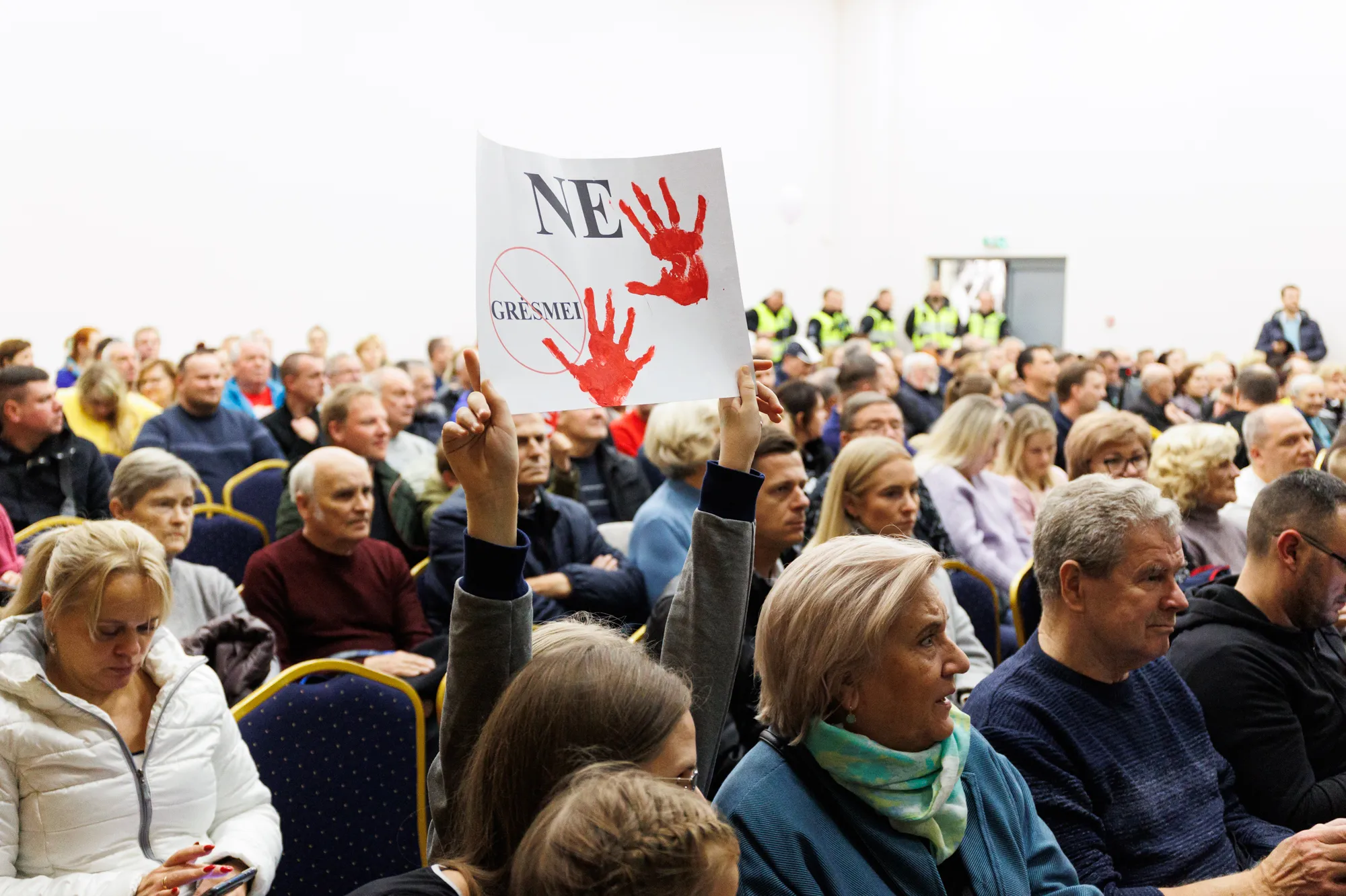 Domeikavos gyventojų protestas