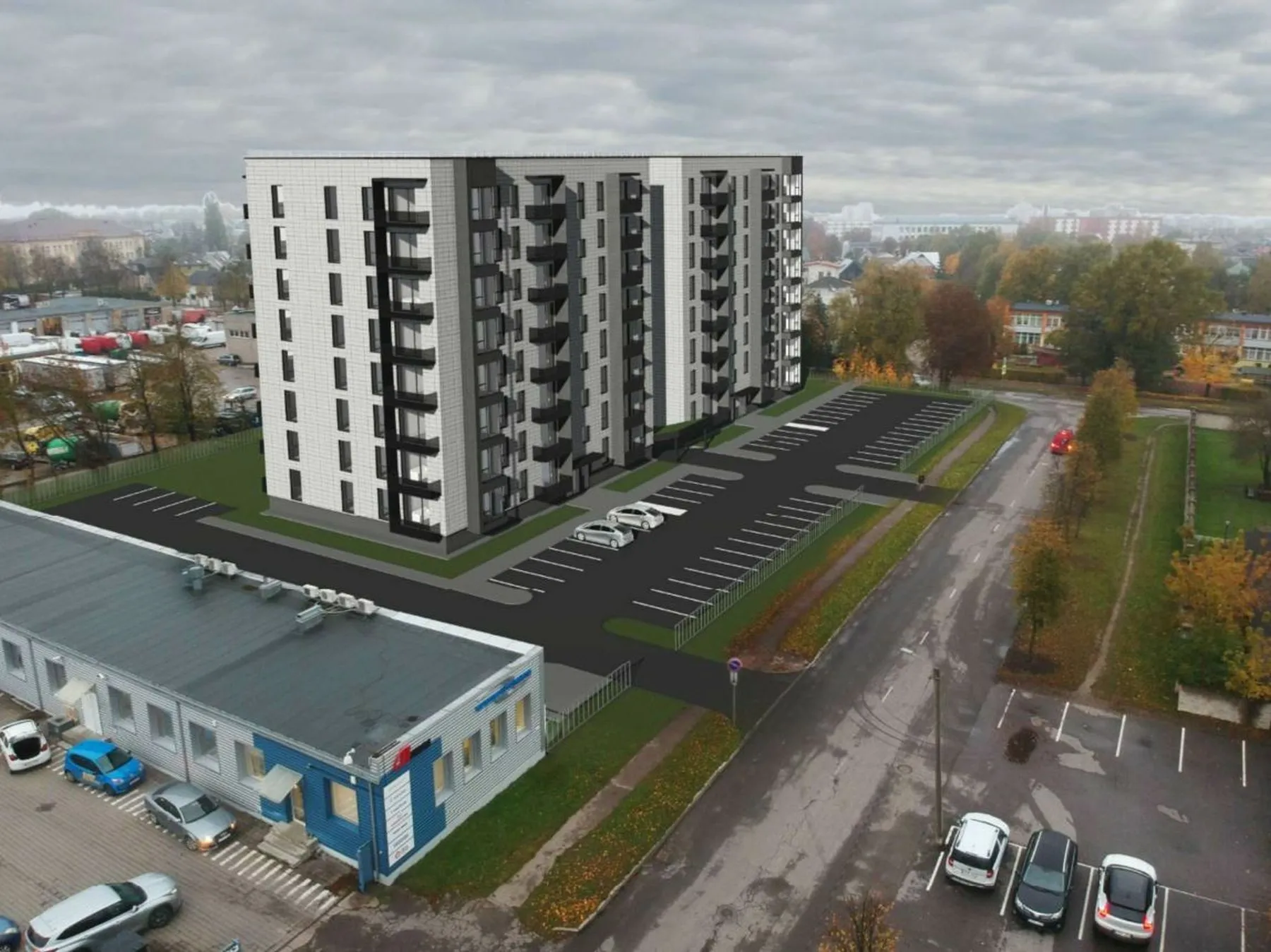 Mituvos gatvėje projektuojami daugiabučiai