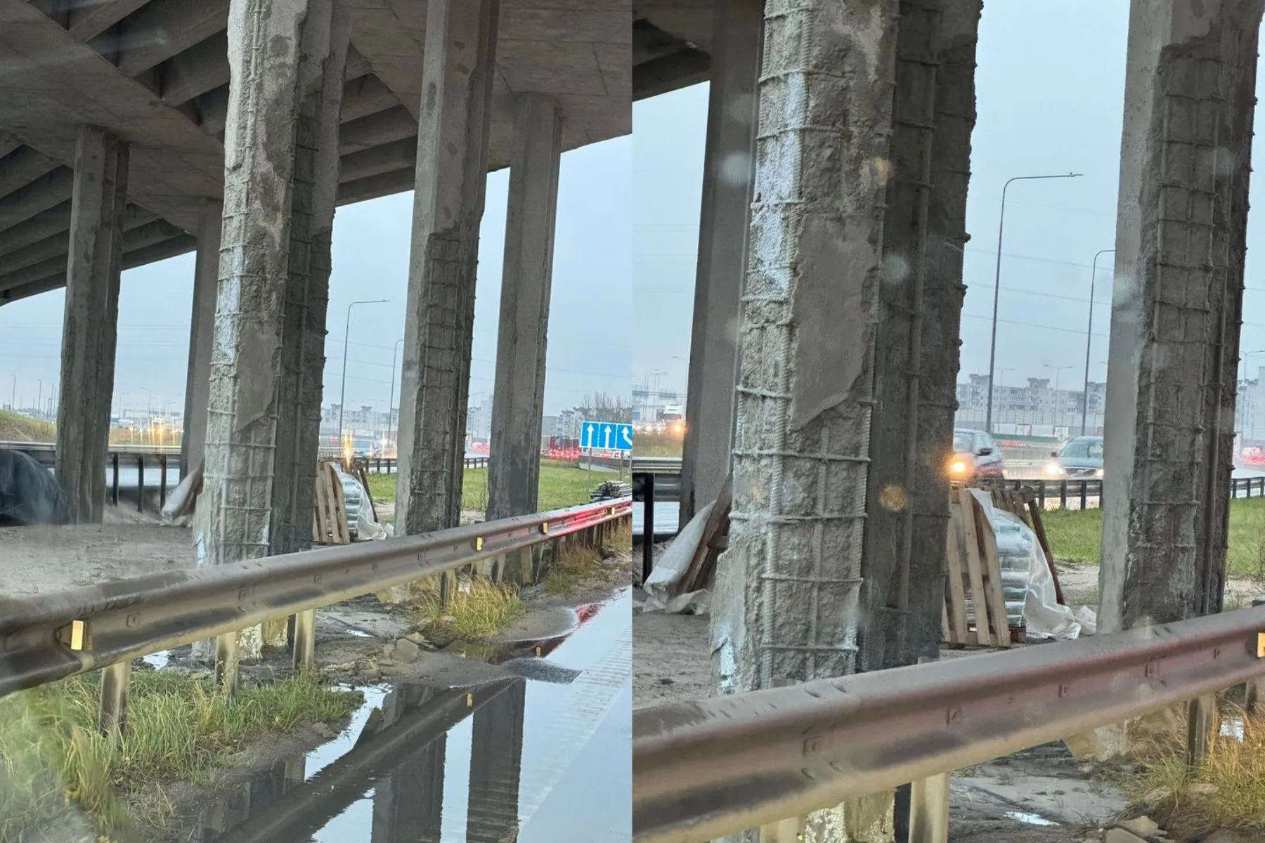 A5 kelio estakada / Skaitytojo nuotr.