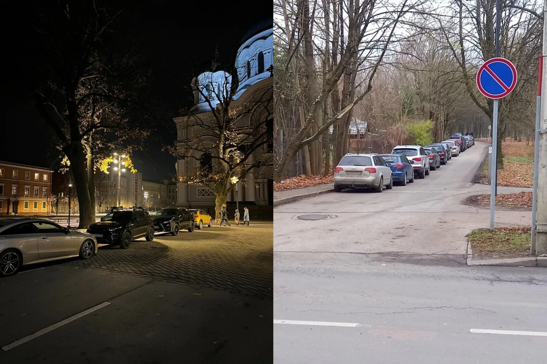 Neleistinose vietose Kaune stovintys automobiliai