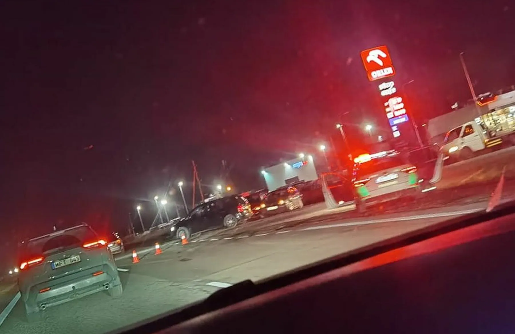 Avarija prie „Orlen“ degalinės