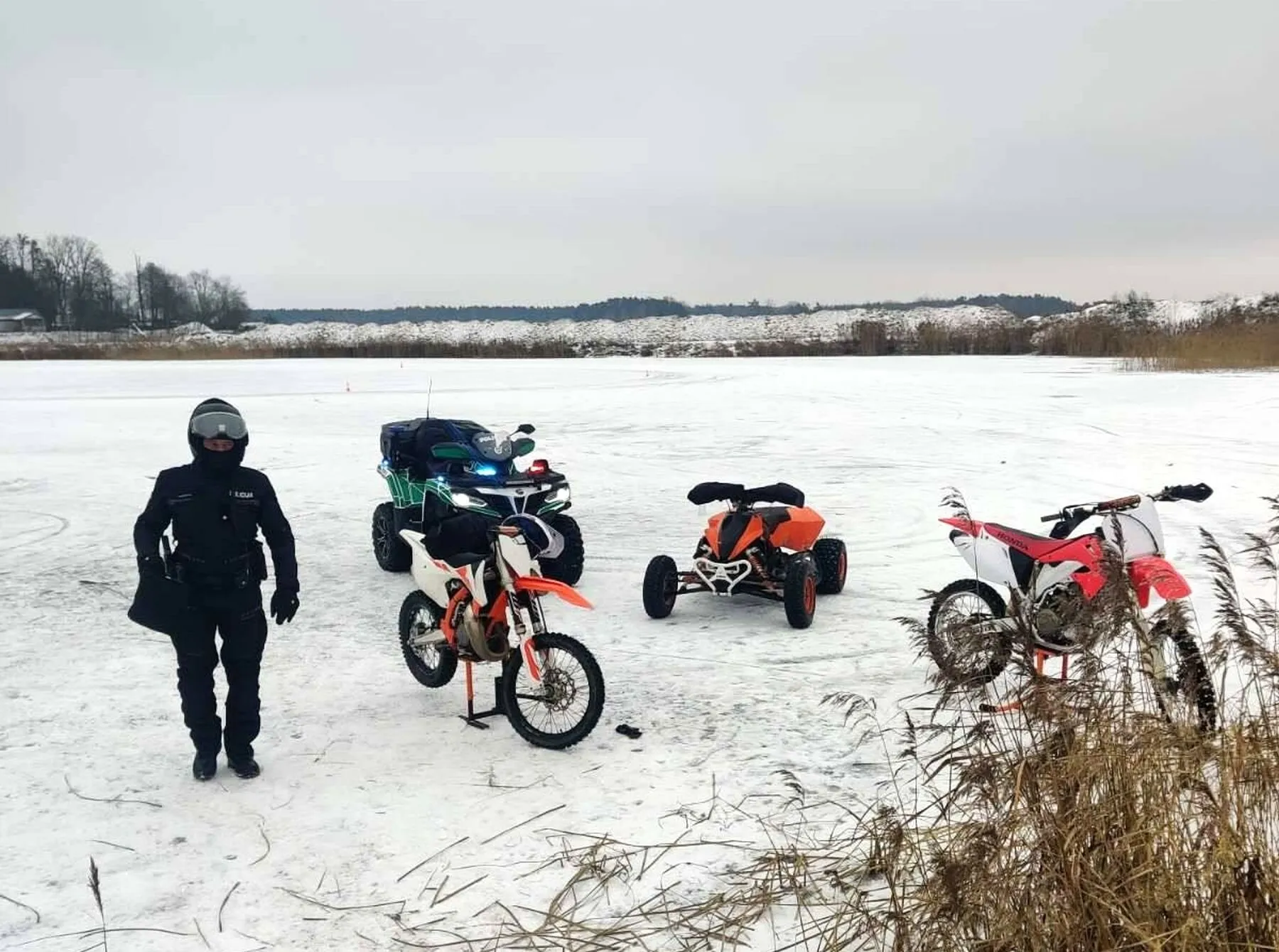 Pažeidimai ant ledo