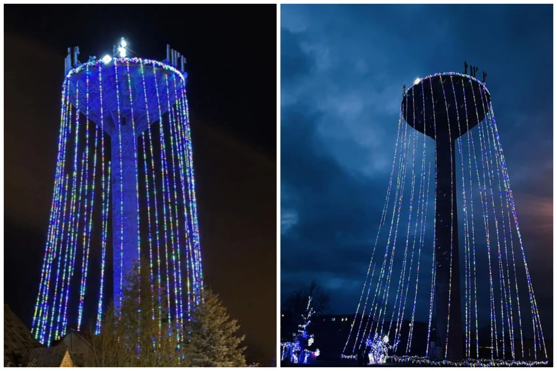 Kaišiadorys pasitinka ypatingus metus: įžiebta iš toli šviečianti instaliacija