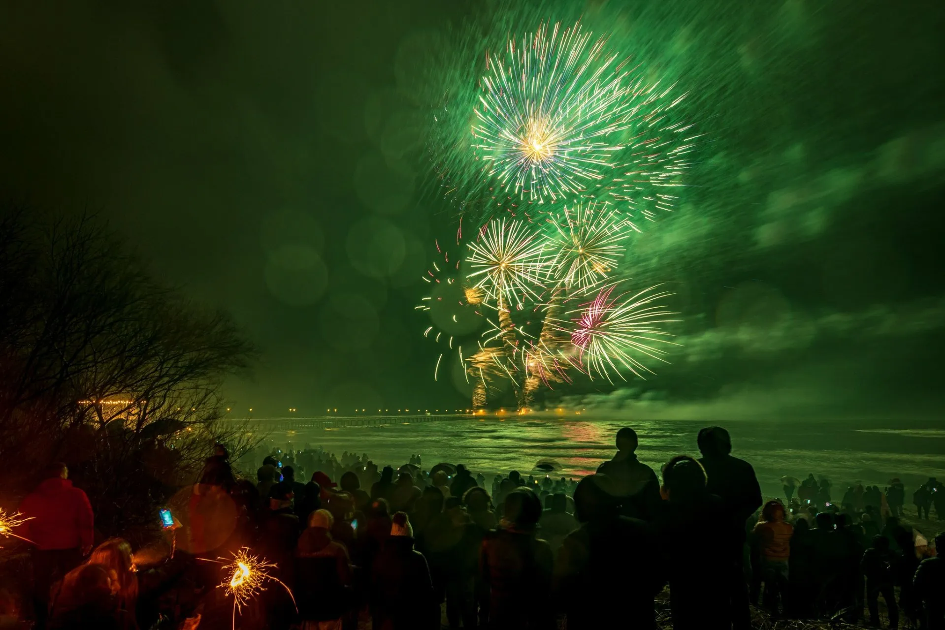 Naujieji metai Palangoje, fejerverkas